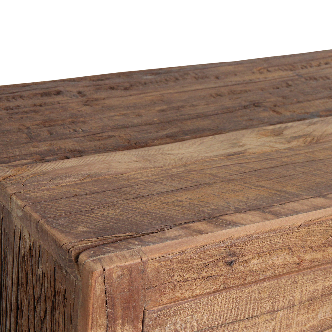 Sideboard Farmwood 120cm aus Massivholz mit 2 Türen - Braun