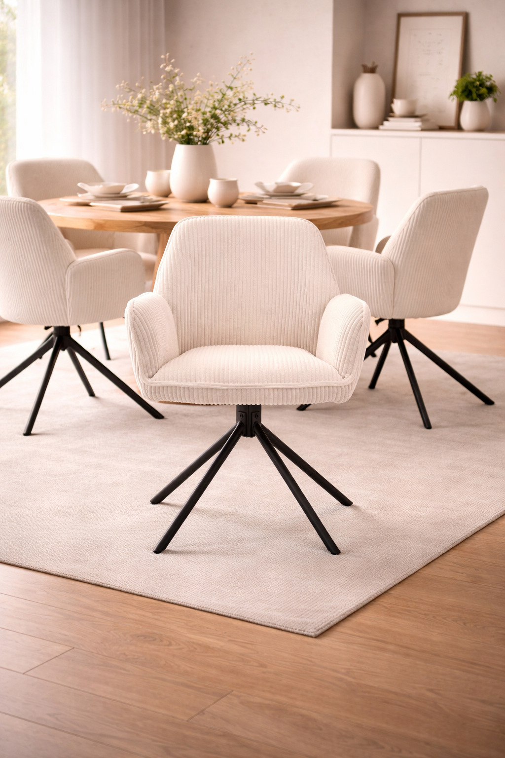 2er-Set Armlehnstühle Noah Hyper - Taupe