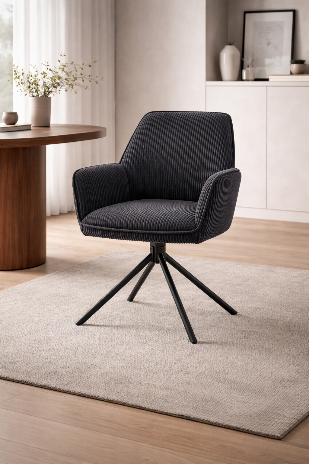 2er-Set Armlehnstühle Noah Hyper - Grau