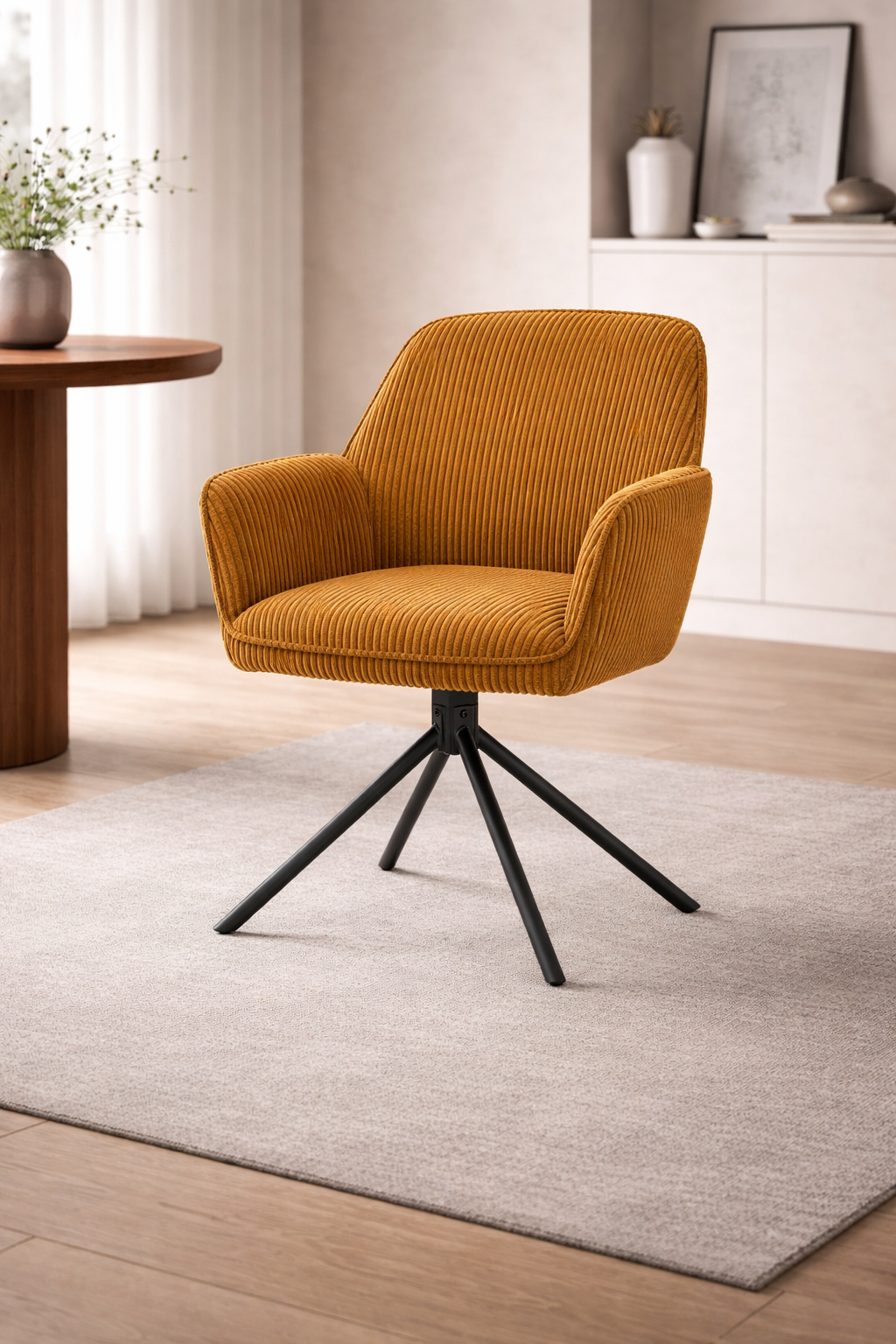 2er-Set Armlehnstühle Noah Hyper - Curry