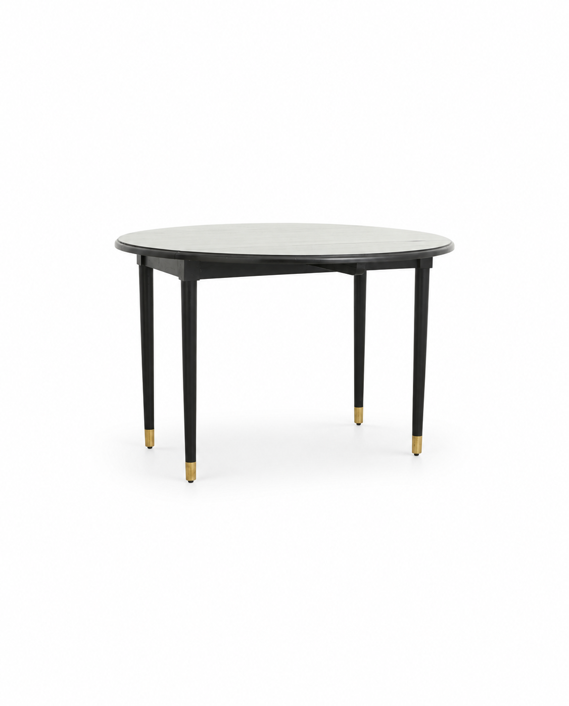 Esstisch AHR klappbar Ø119cm aus Massivholz - Schwarz