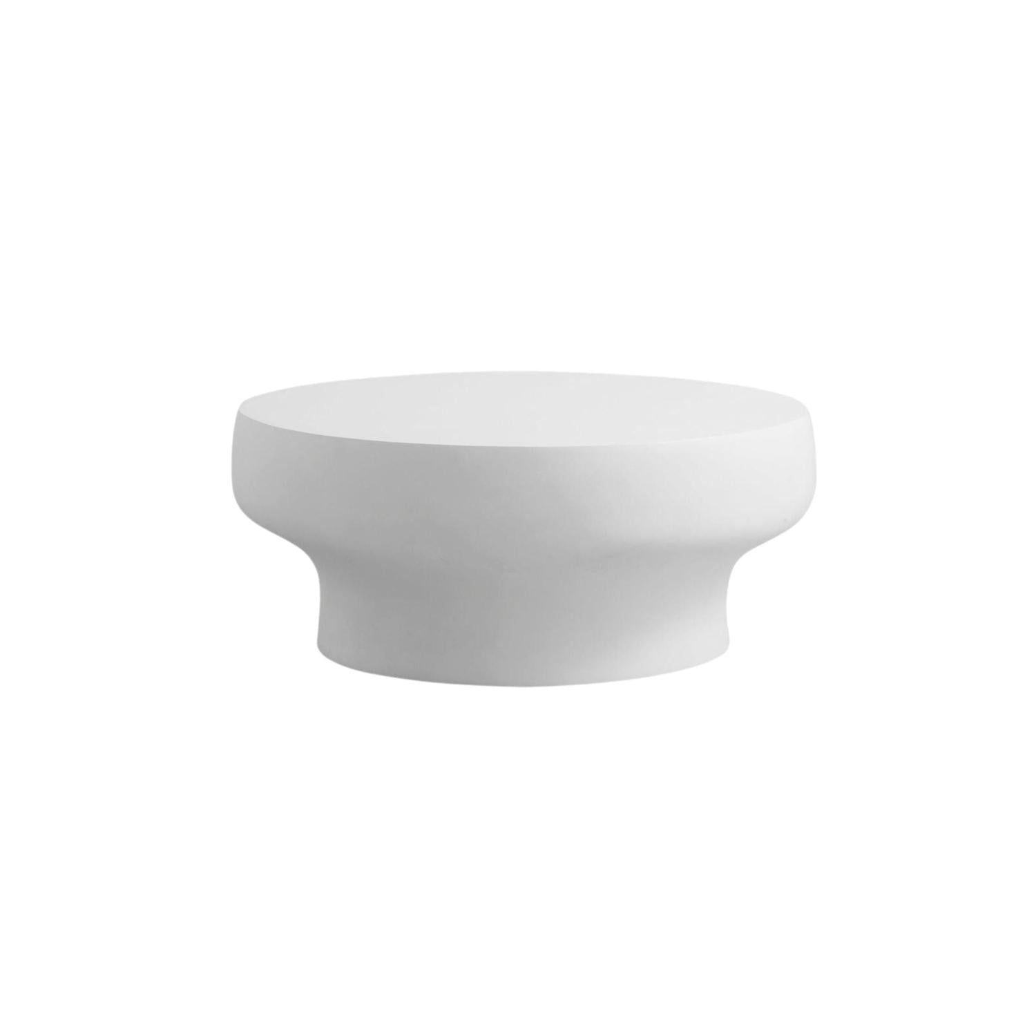 Couchtisch SURKO aus Fiberglas - Weiß-Couchtisch-le canapé