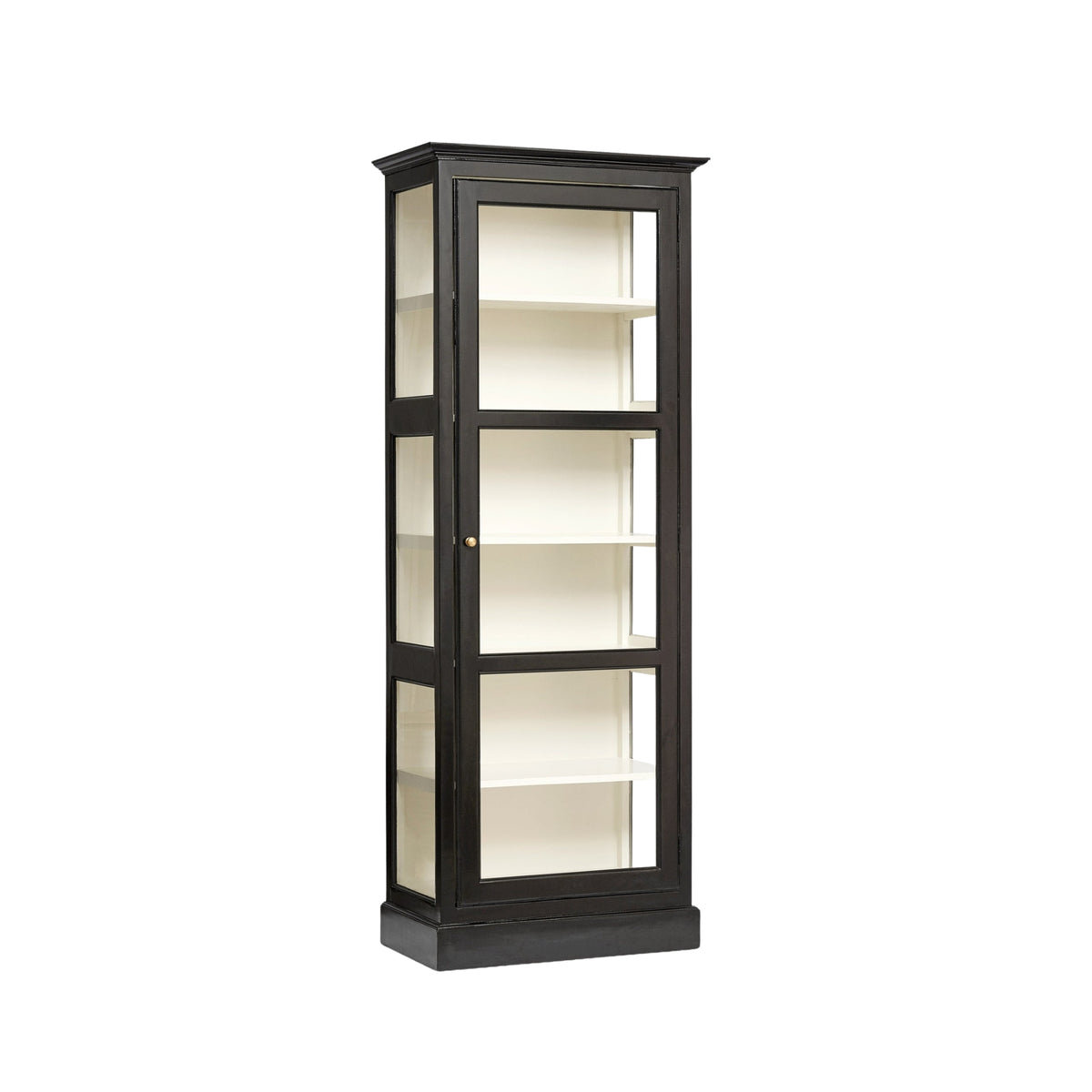 Vitrinenschrank CLASSIC 212cm - Schwarz