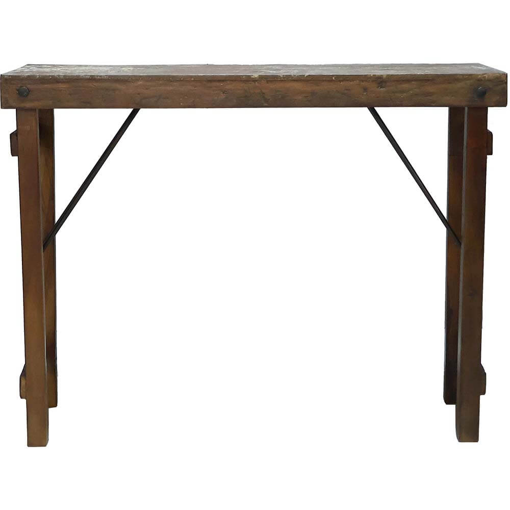 Konsolentisch Ajay 100cm mit Metallplatte - Trademark Living - le canapé