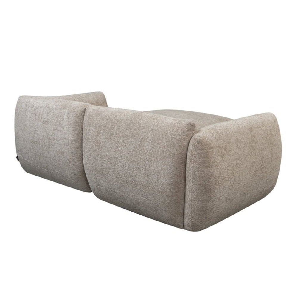 Amsterdam 2,5 - Sitzer - Sofa - Longchair rechts - LatteEcksofa