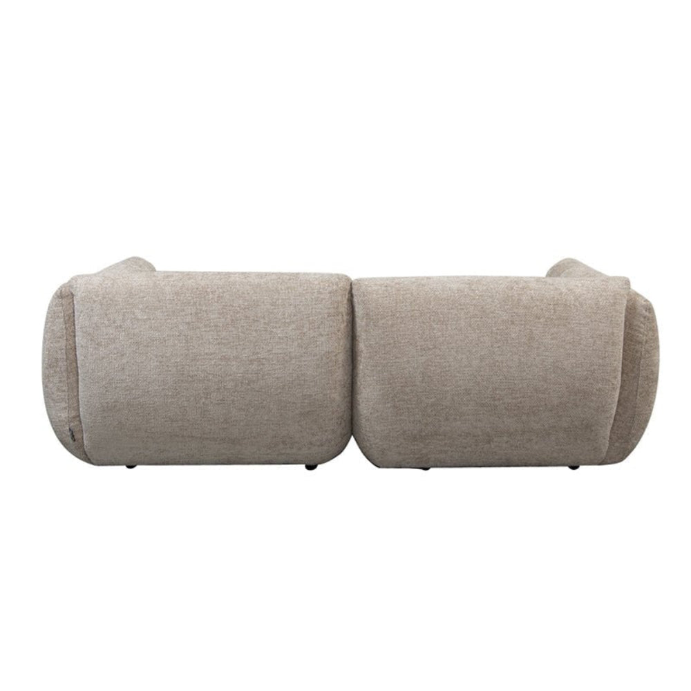 Amsterdam 2,5 - Sitzer - Sofa - Longchair rechts - LatteEcksofa