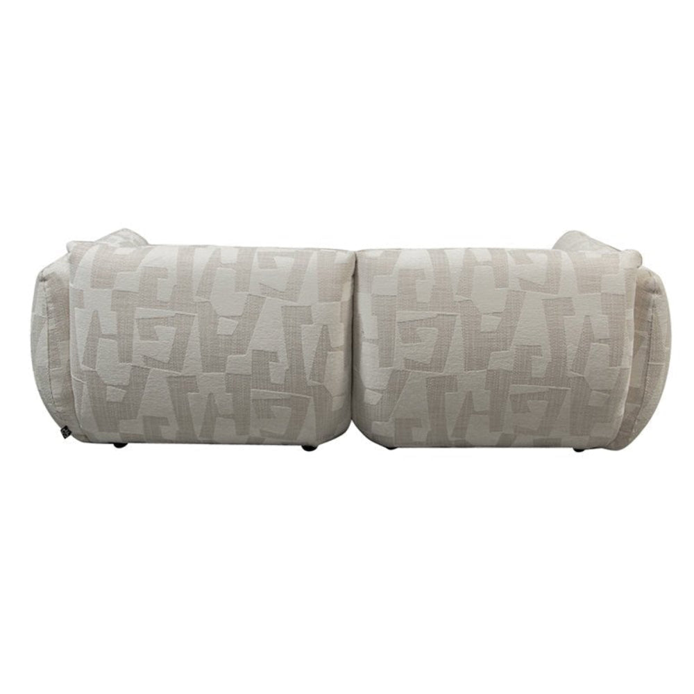 Amsterdam 2,5 - Sitzer - Sofa - Longchair rechts - White GlyphsEcksofa
