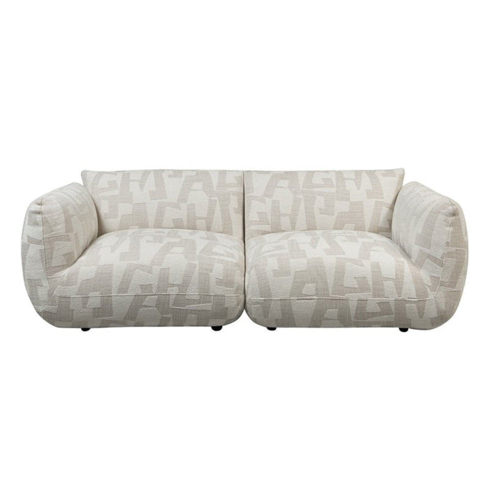 Amsterdam 2,5 - Sitzer Sofa - White GlyphsEinzelsofas