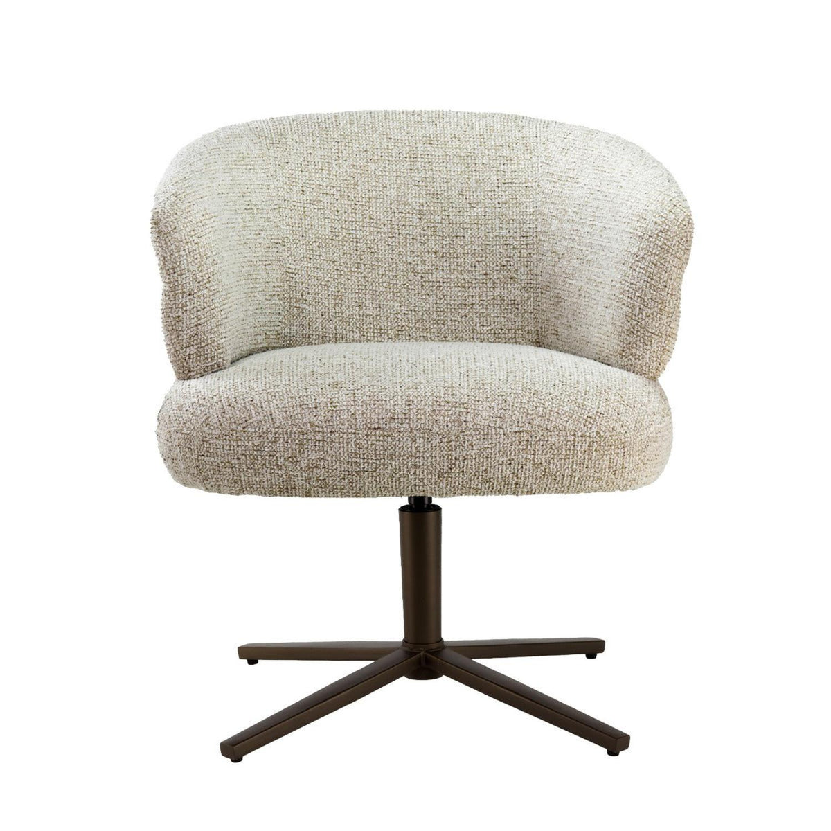 Armlehnstuhl Blake drehbar - Beige-Armlehnenstühle-Livingfurn-le canapé