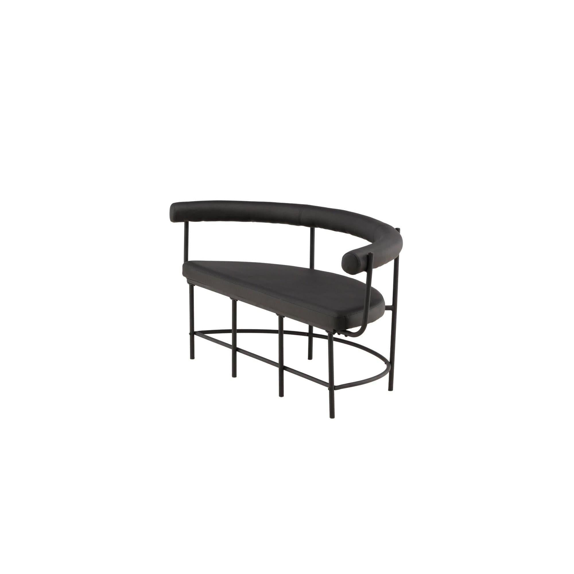 Stallhagen x Josefin Lustig Bank Sofa aus PU - SchwarzBänke