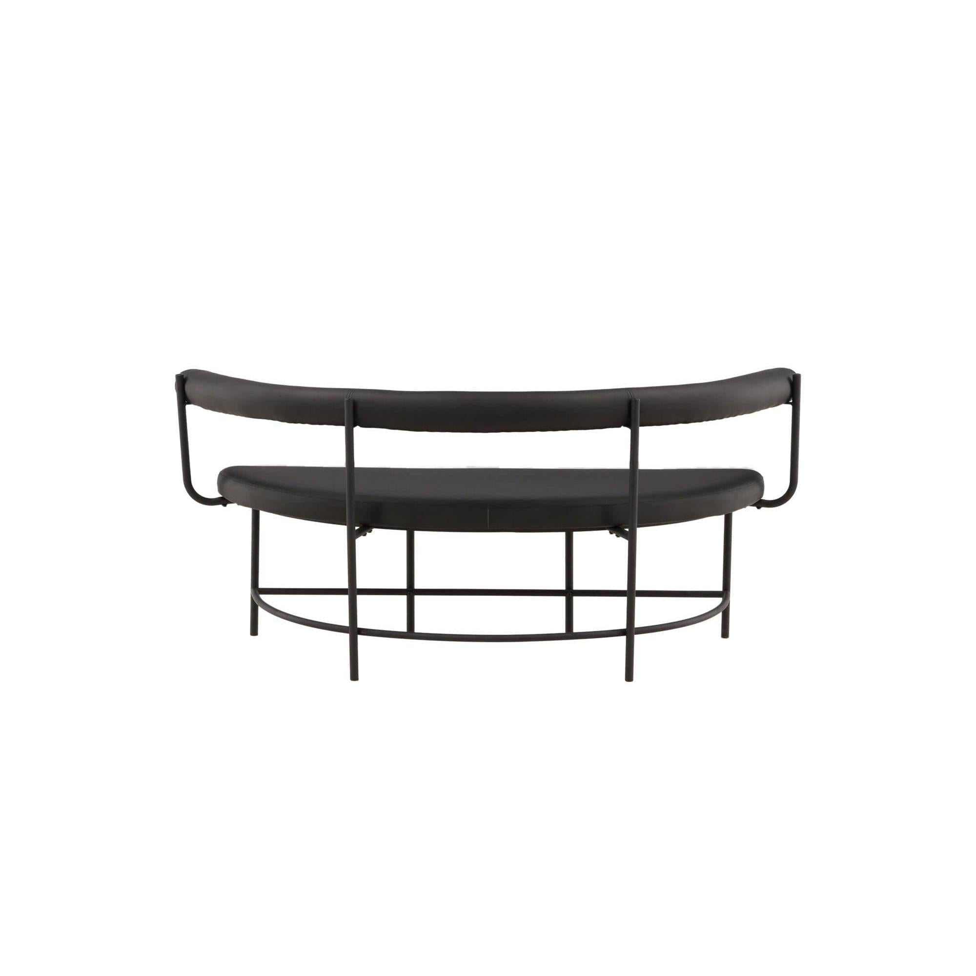 Stallhagen x Josefin Lustig Bank Sofa aus PU - SchwarzBänke