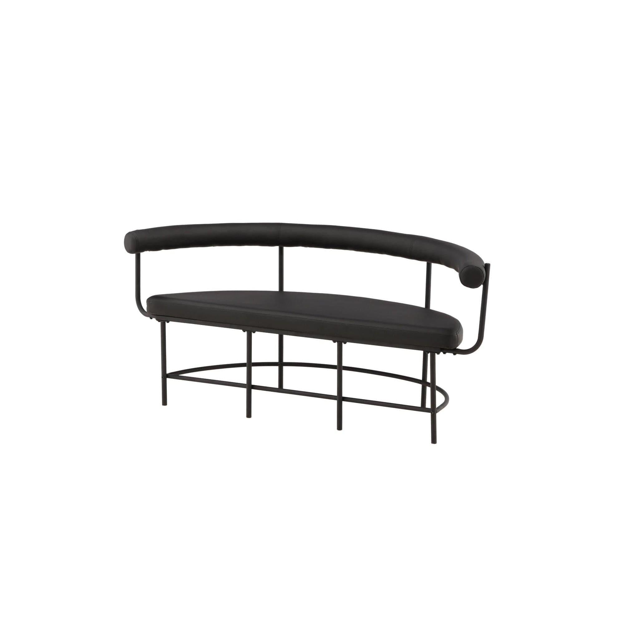 Stallhagen x Josefin Lustig Bank Sofa aus PU - SchwarzBänke
