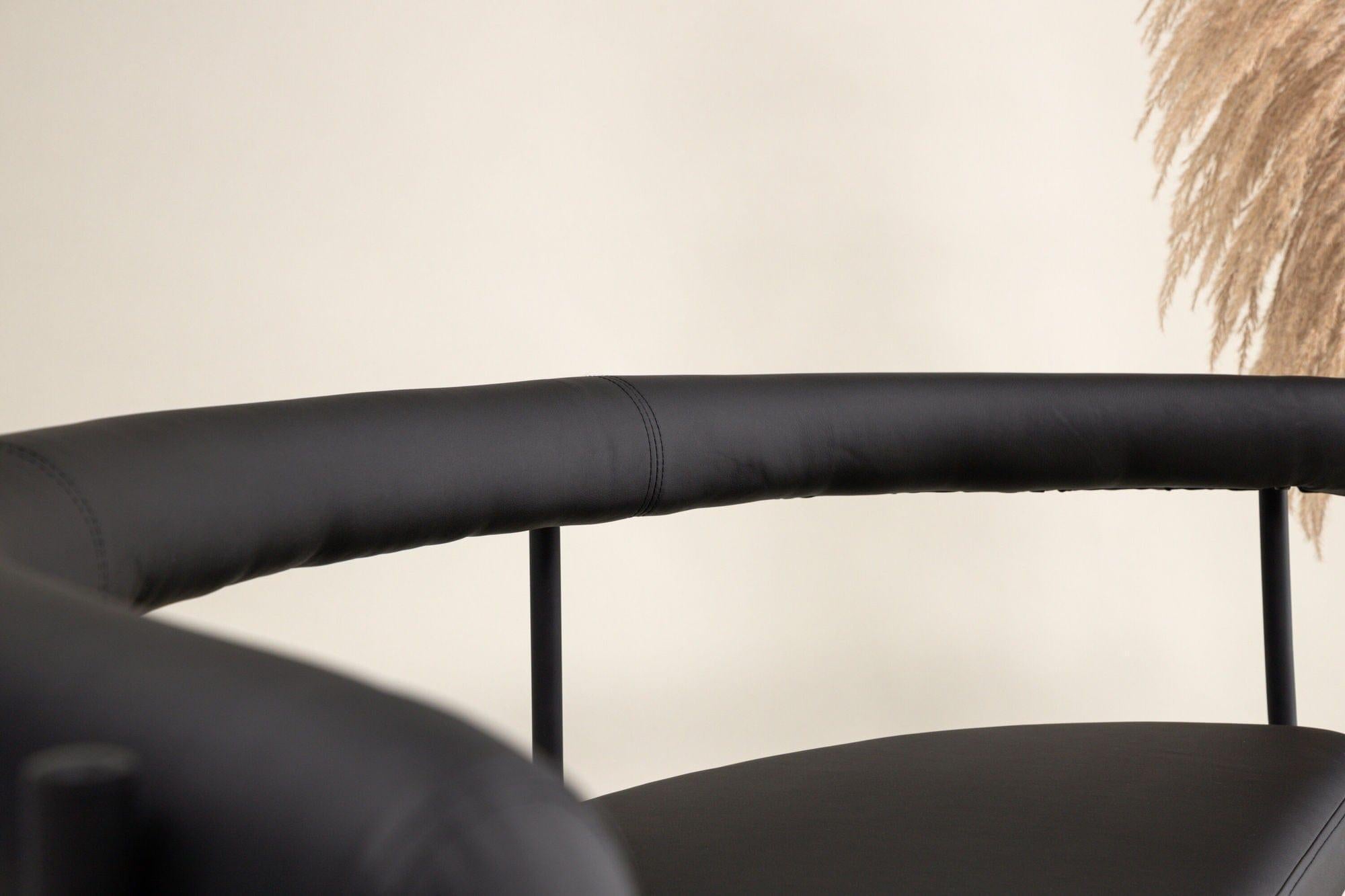 Stallhagen x Josefin Lustig Bank Sofa aus PU - SchwarzBänke
