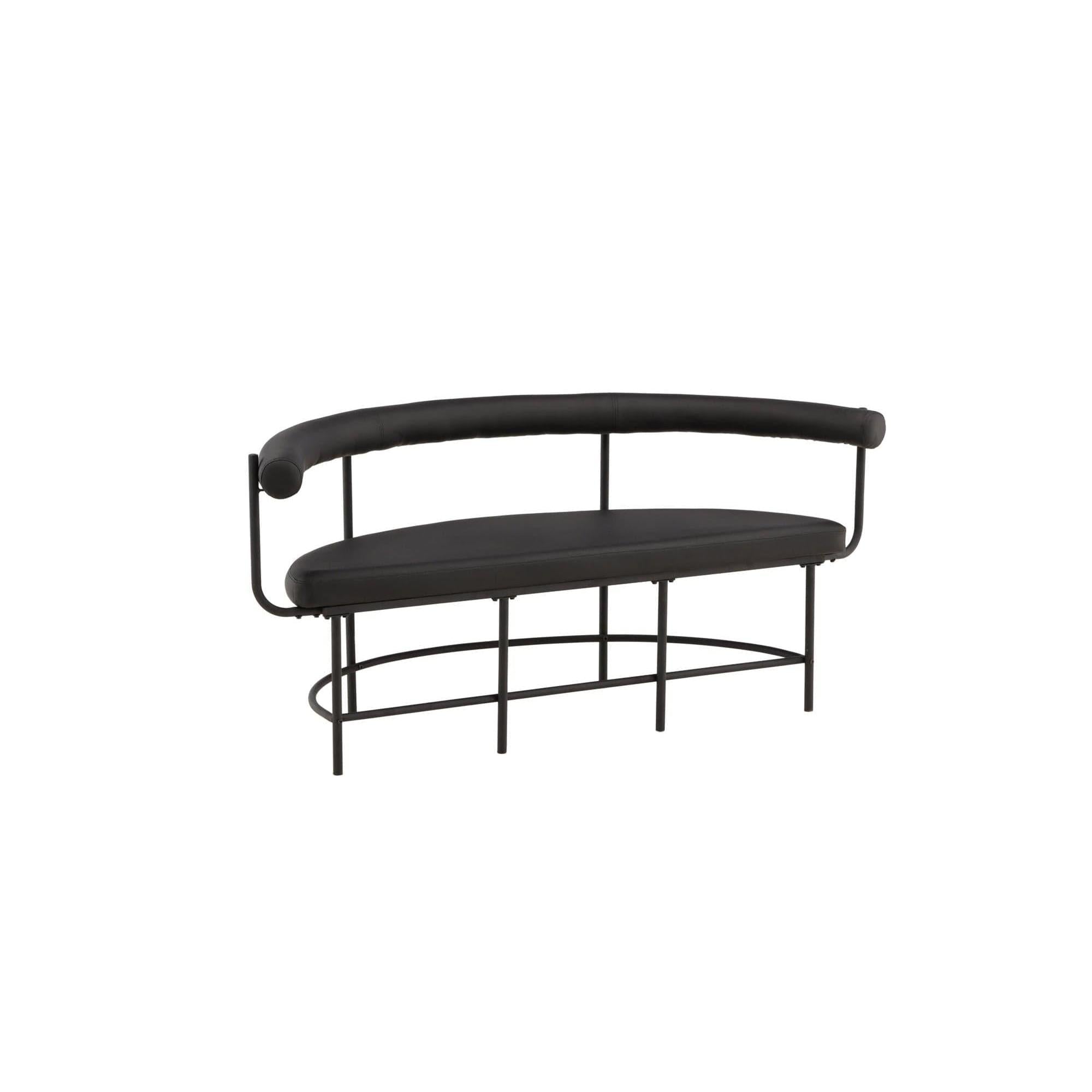 Stallhagen x Josefin Lustig Bank Sofa aus PU - SchwarzBänke