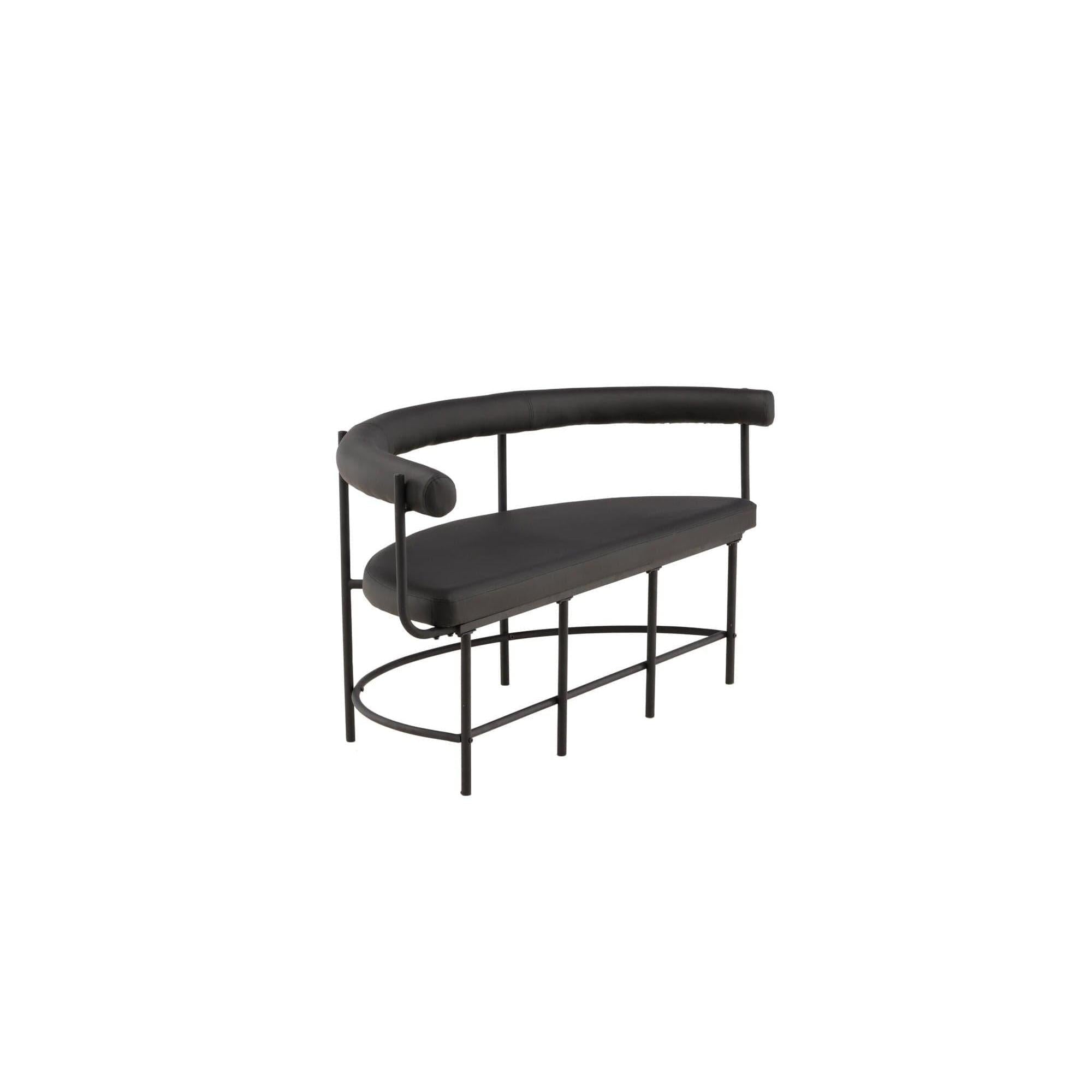 Stallhagen x Josefin Lustig Bank Sofa aus PU - SchwarzBänke