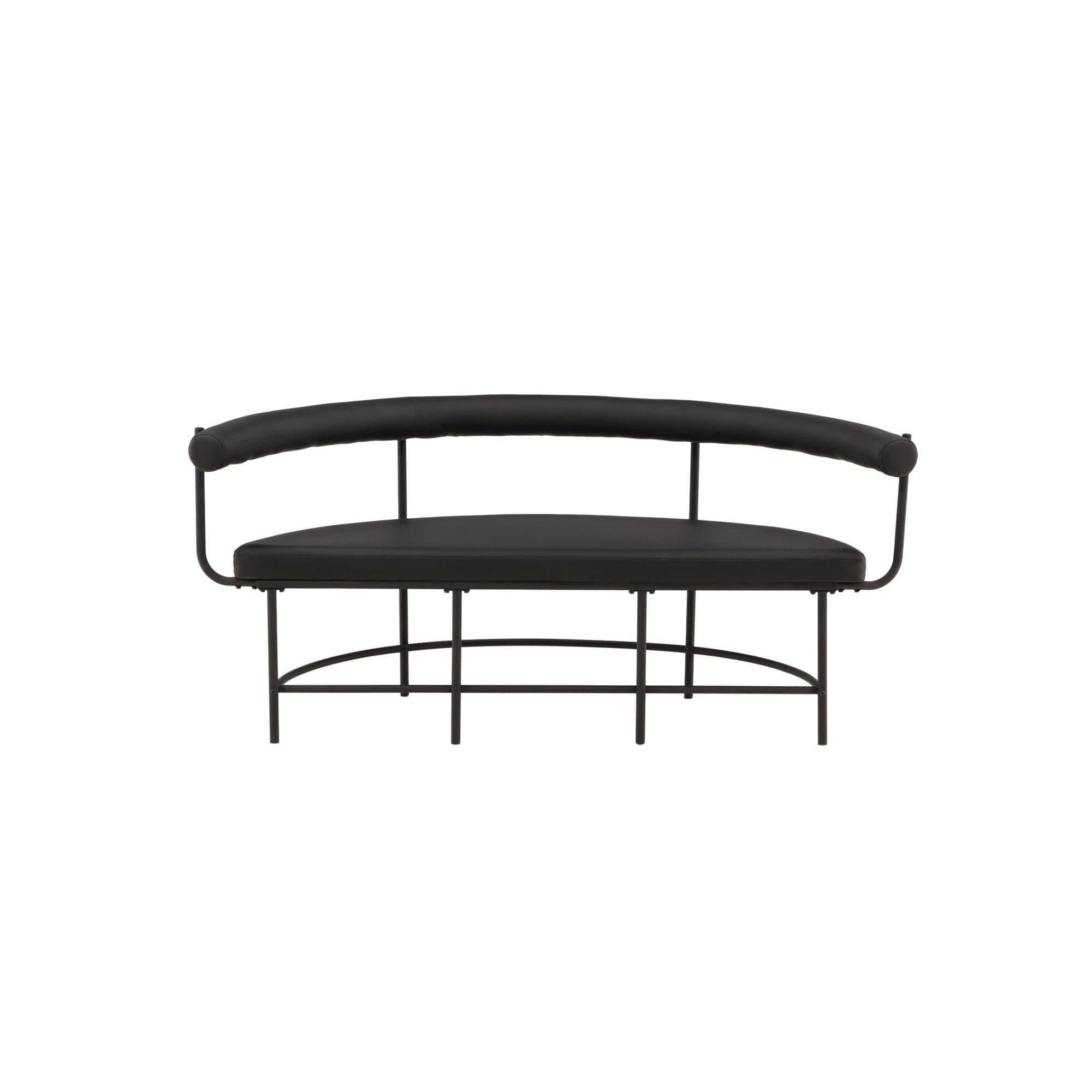 Stallhagen x Josefin Lustig Bank Sofa aus PU - SchwarzBänke