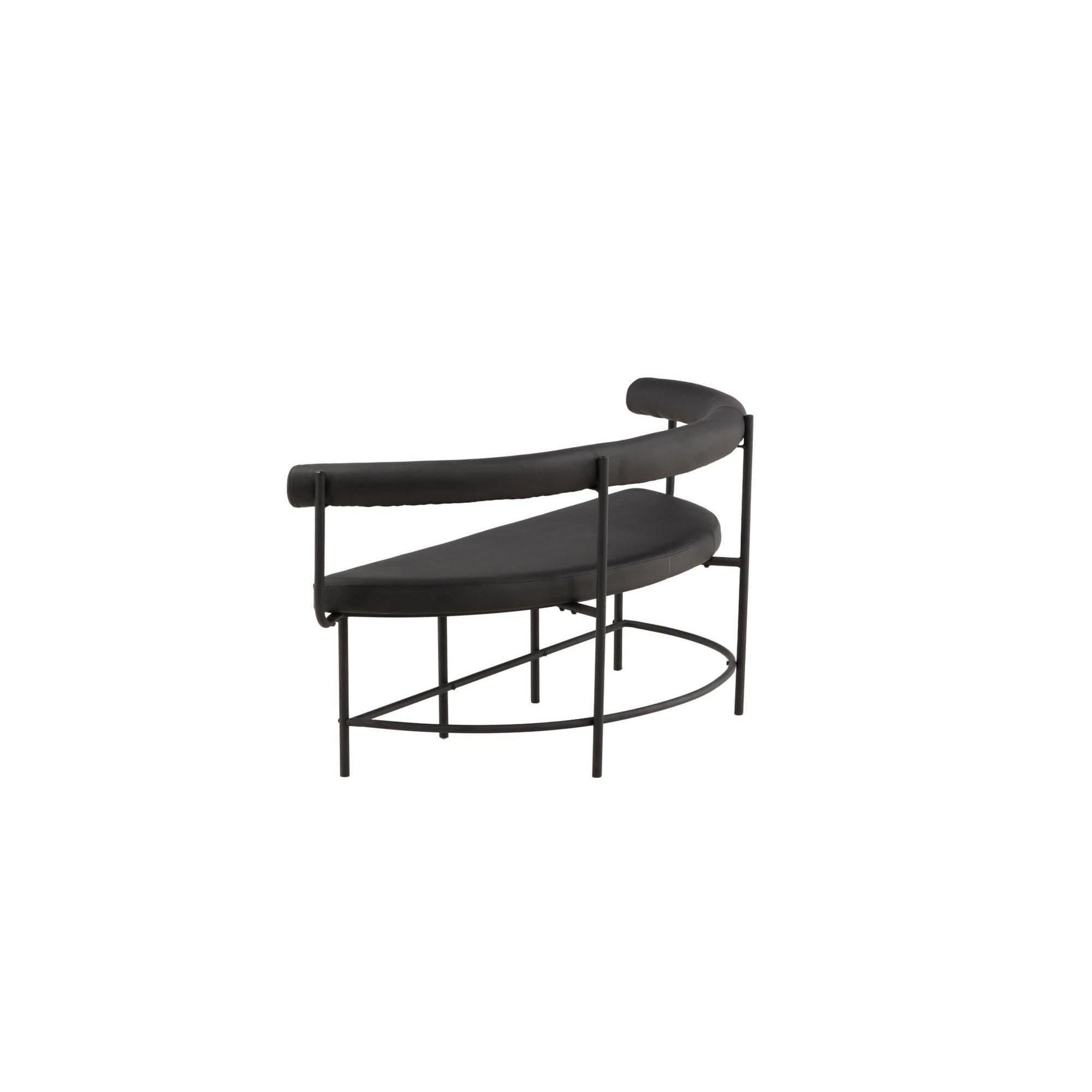 Stallhagen x Josefin Lustig Bank Sofa aus PU - SchwarzBänke