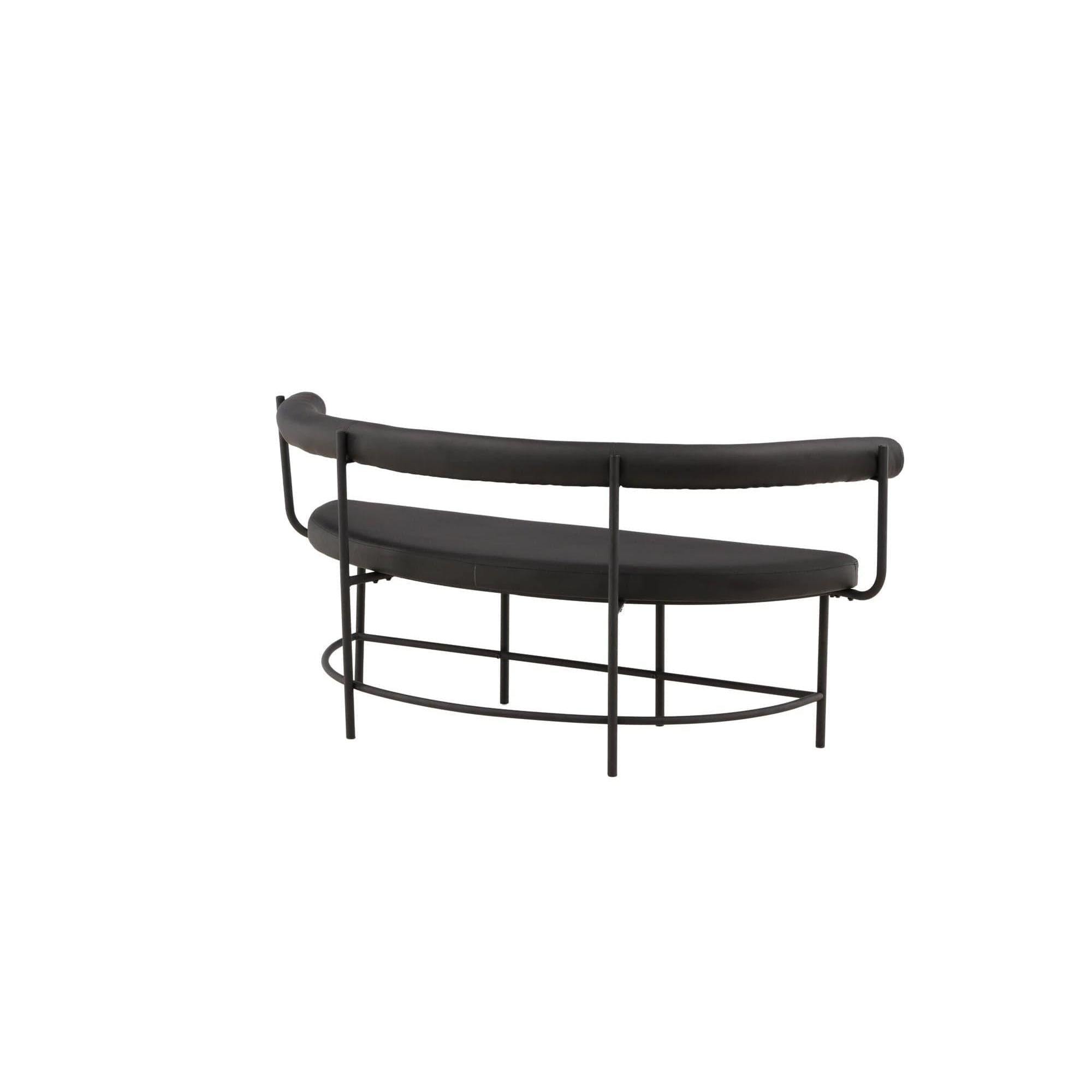 Stallhagen x Josefin Lustig Bank Sofa aus PU - SchwarzBänke