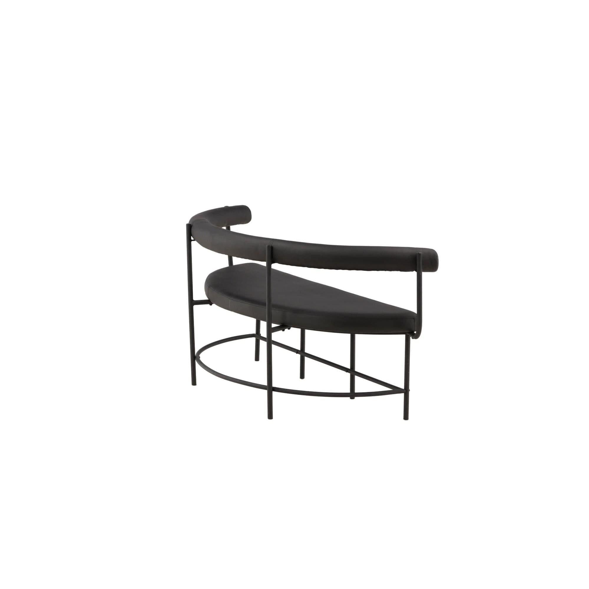 Stallhagen x Josefin Lustig Bank Sofa aus PU - SchwarzBänke
