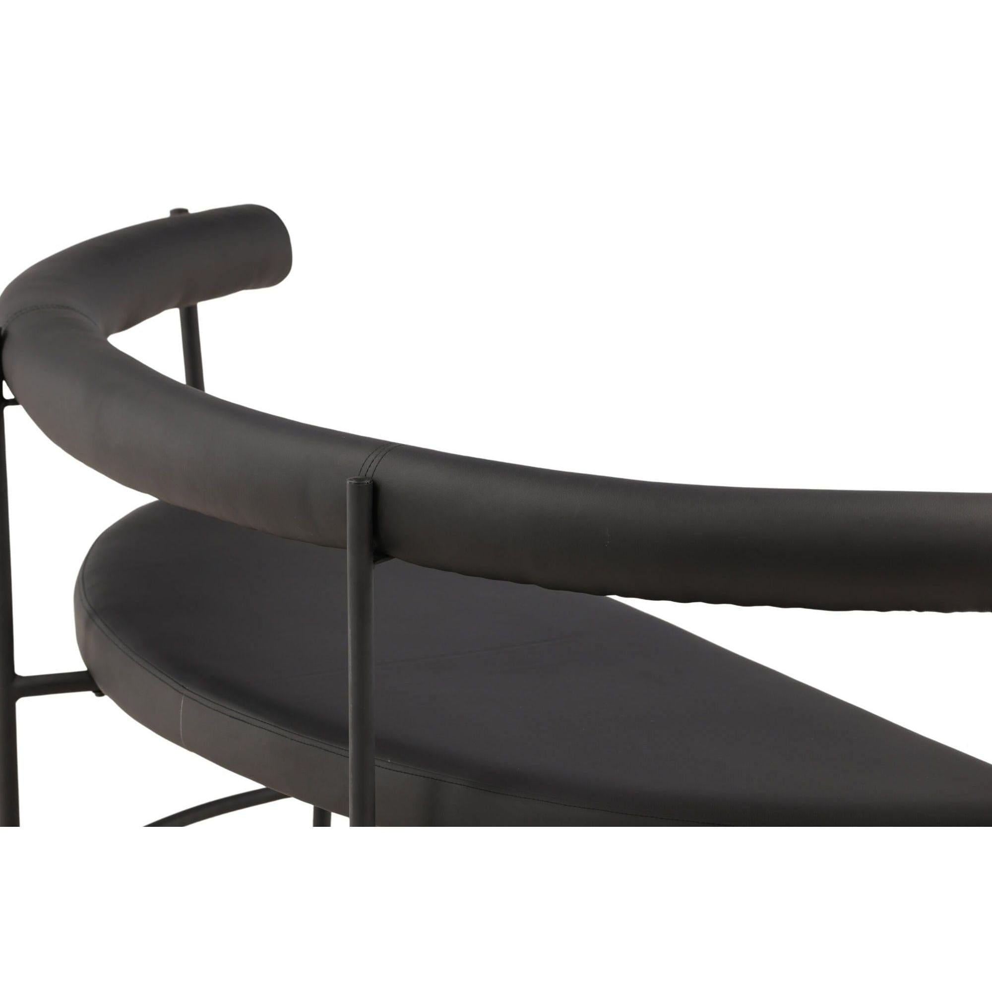 Stallhagen x Josefin Lustig Bank Sofa aus PU - SchwarzBänke