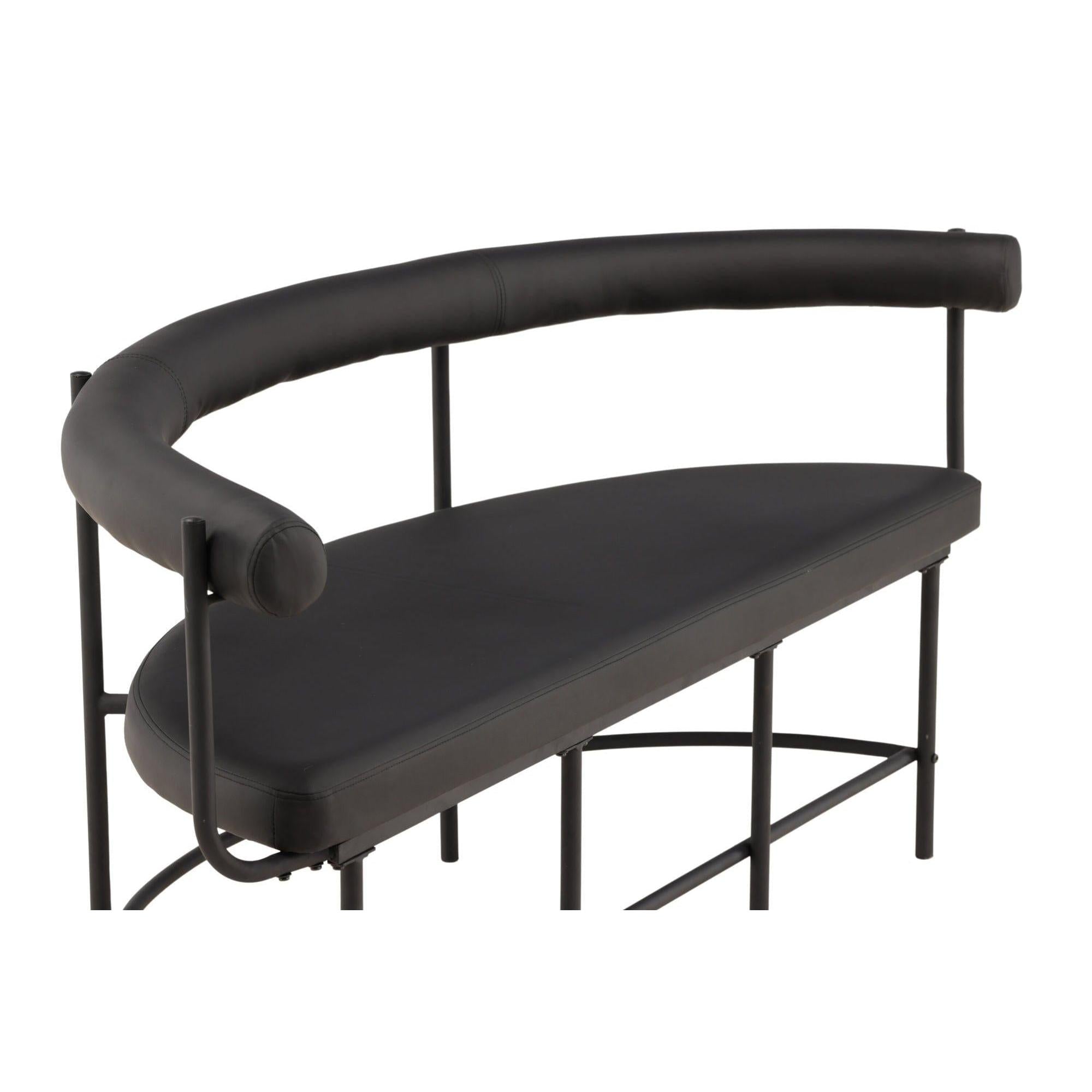 Stallhagen x Josefin Lustig Bank Sofa aus PU - SchwarzBänke