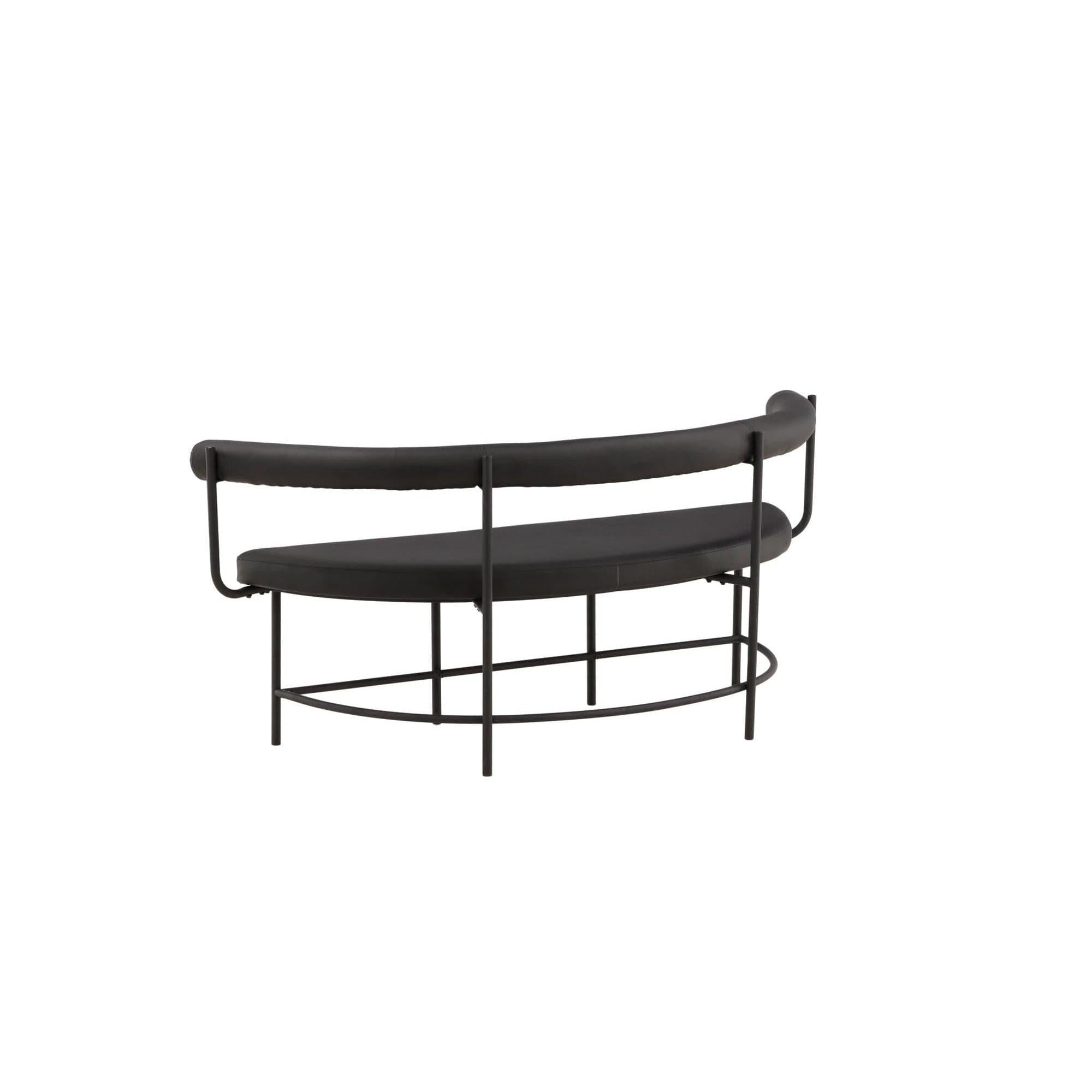 Stallhagen x Josefin Lustig Bank Sofa aus PU - SchwarzBänke