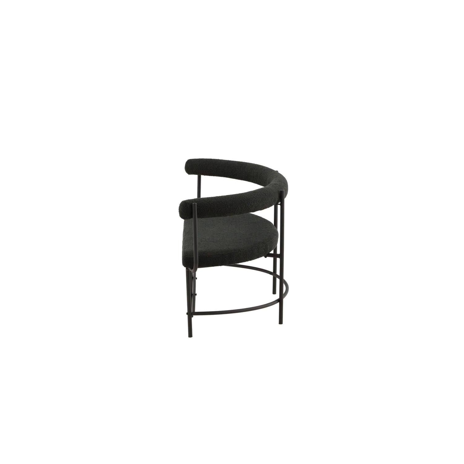 Stallhagen x Josefin Lustig Bank Sofa aus Teddy - Bouclé - SchwarzBänke