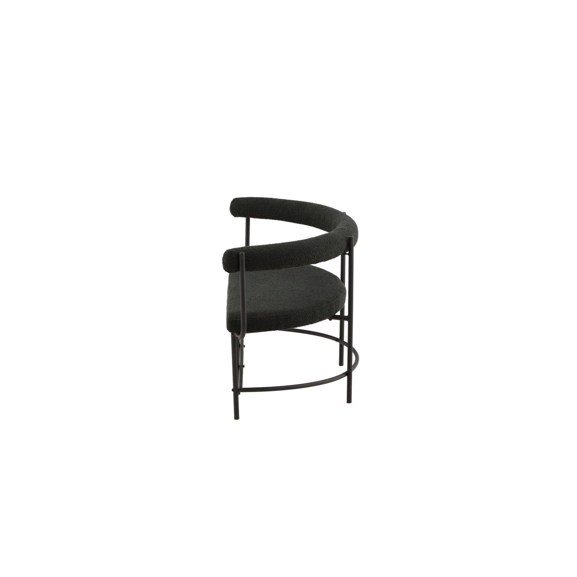 Stallhagen x Josefin Lustig Bank Sofa aus Teddy - Bouclé - SchwarzBänke