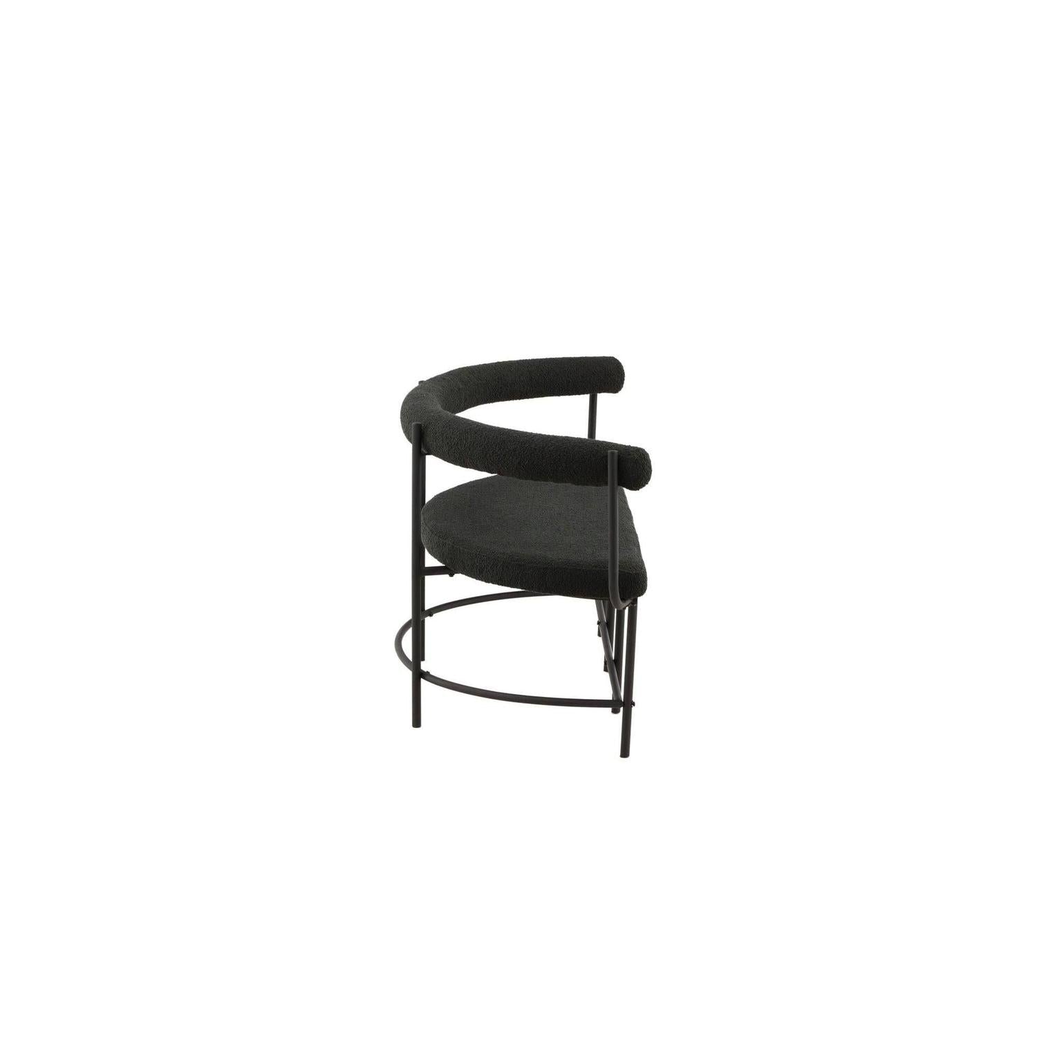 Stallhagen x Josefin Lustig Bank Sofa aus Teddy - Bouclé - SchwarzBänke