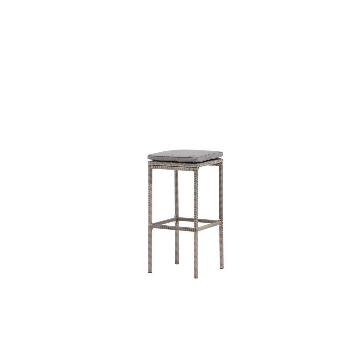 Barhocker Alo aus Polyrattan - Grau-Outdoor Stühle-Venture Home-le canapé