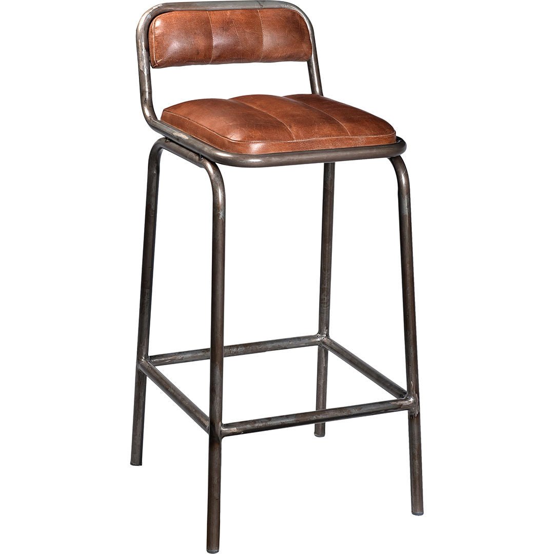 Barhocker Brooklyn mit Ledersitz - Braun5740002212951Barhocker
