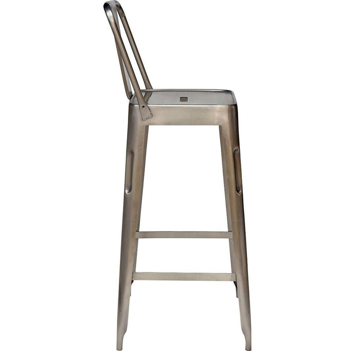 Barhocker Copenhagen aus Eisen - Silber glänzend5740002212463Barhocker