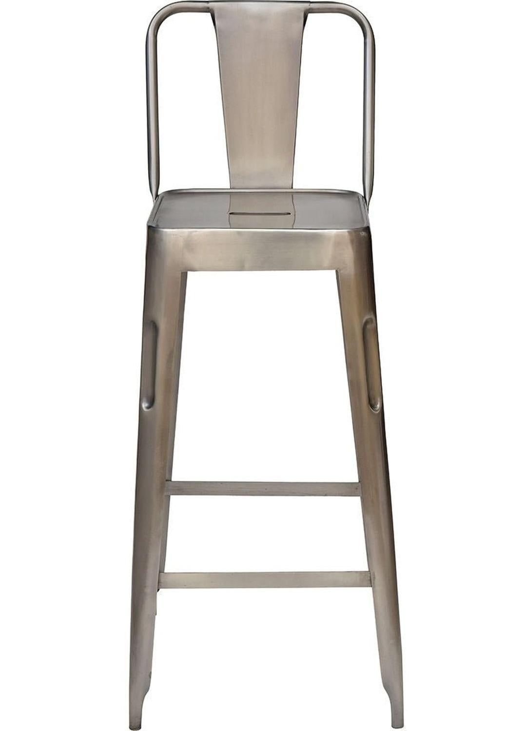 Barhocker Copenhagen aus Eisen - Silber glänzend5740002212463Barhocker