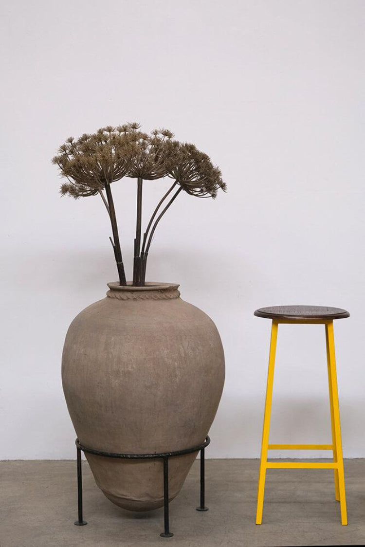 Barhocker Holly aus Metall - Gelb-Barhocker-Trademark Living-le canapé