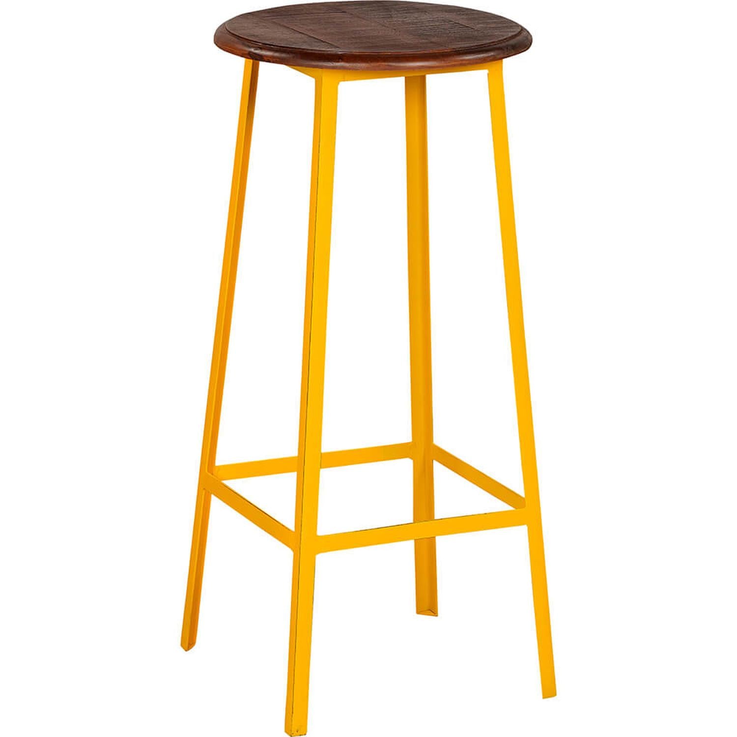 Barhocker Holly aus Metall - Gelb-Barhocker-Trademark Living-le canapé