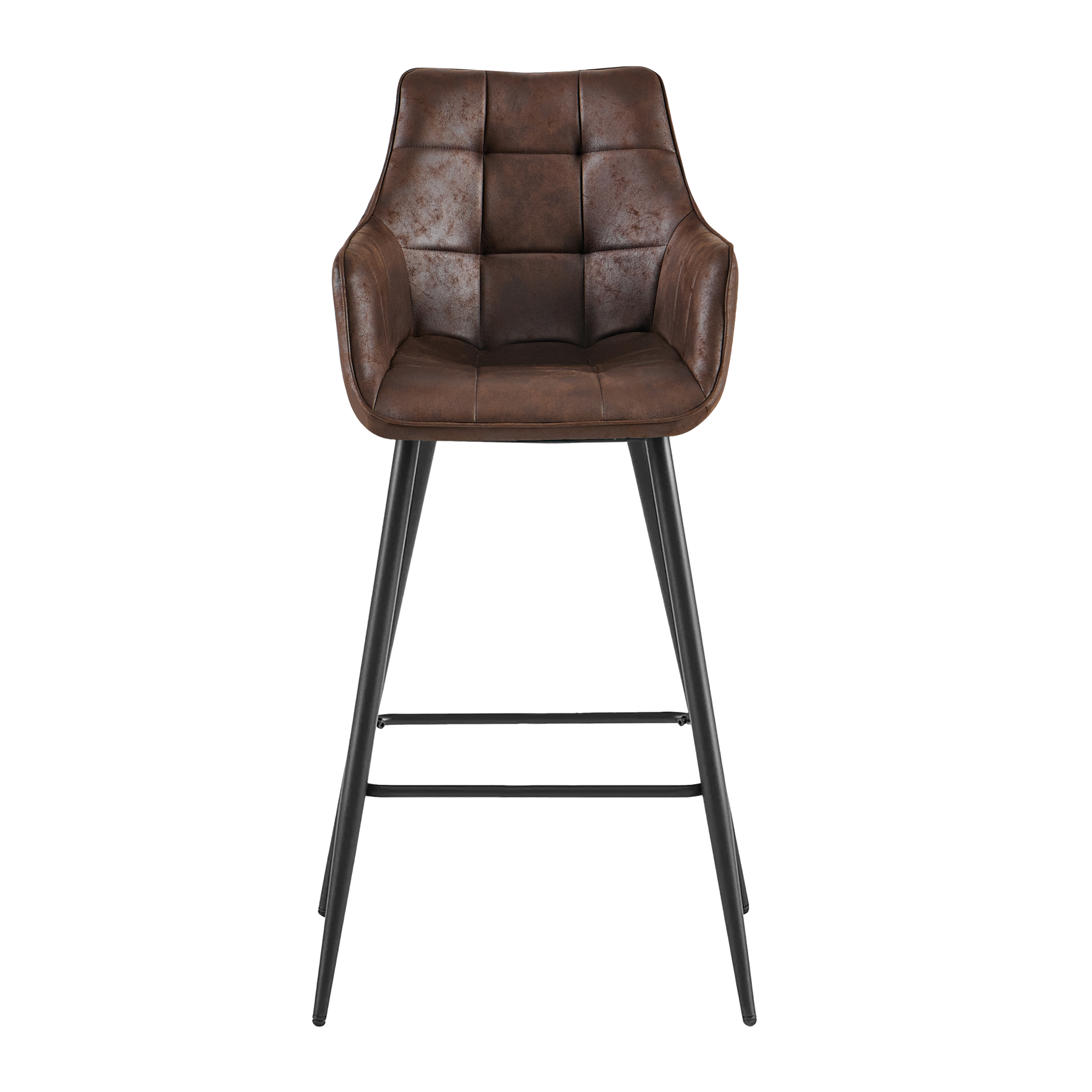 Barhocker Lucille mit Armlehne CEP 09 Dunkelbraun-Benoa-le canapé