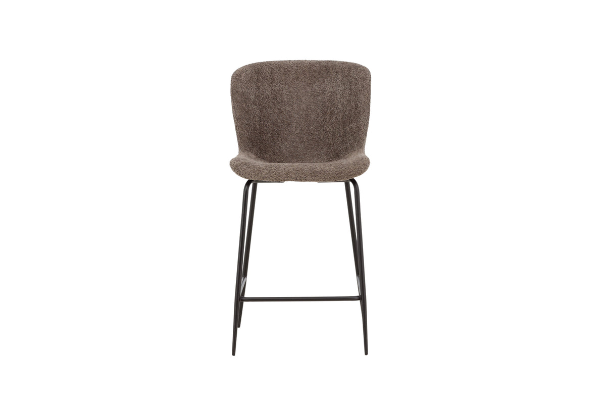 Barhocker Modesto aus Bouclé - Braun-Barhocker-Venture Home-le canapé