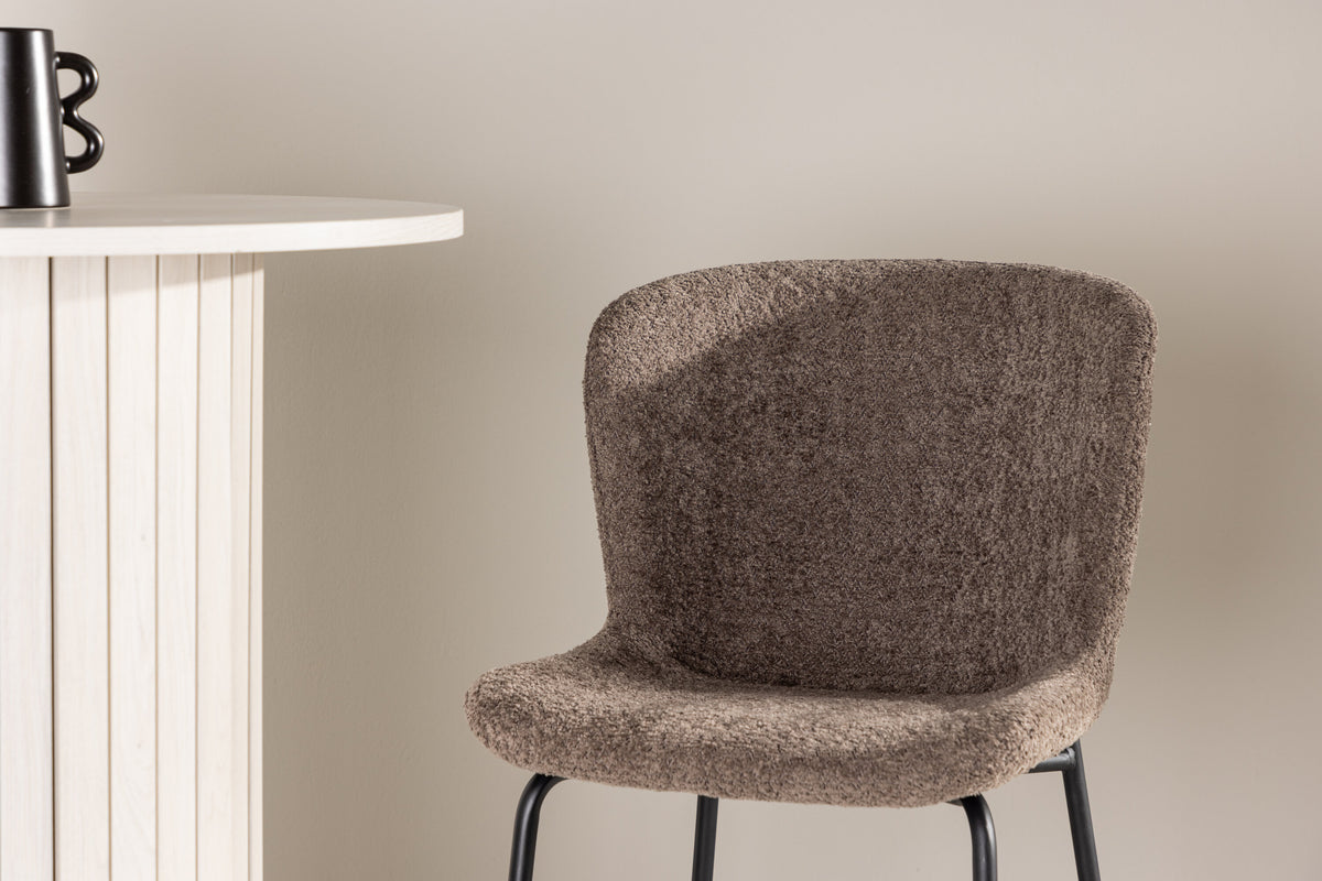 Barhocker Modesto mit Rückenlehne - Braun-Barhocker-Venture Home-le canapé