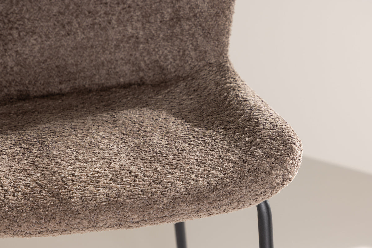 Barhocker Modesto mit Rückenlehne - Braun-Barhocker-Venture Home-le canapé