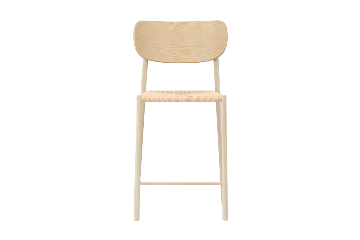 Barhocker Polly aus Rattan - Beige-Barhocker-Venture Home-le canapé