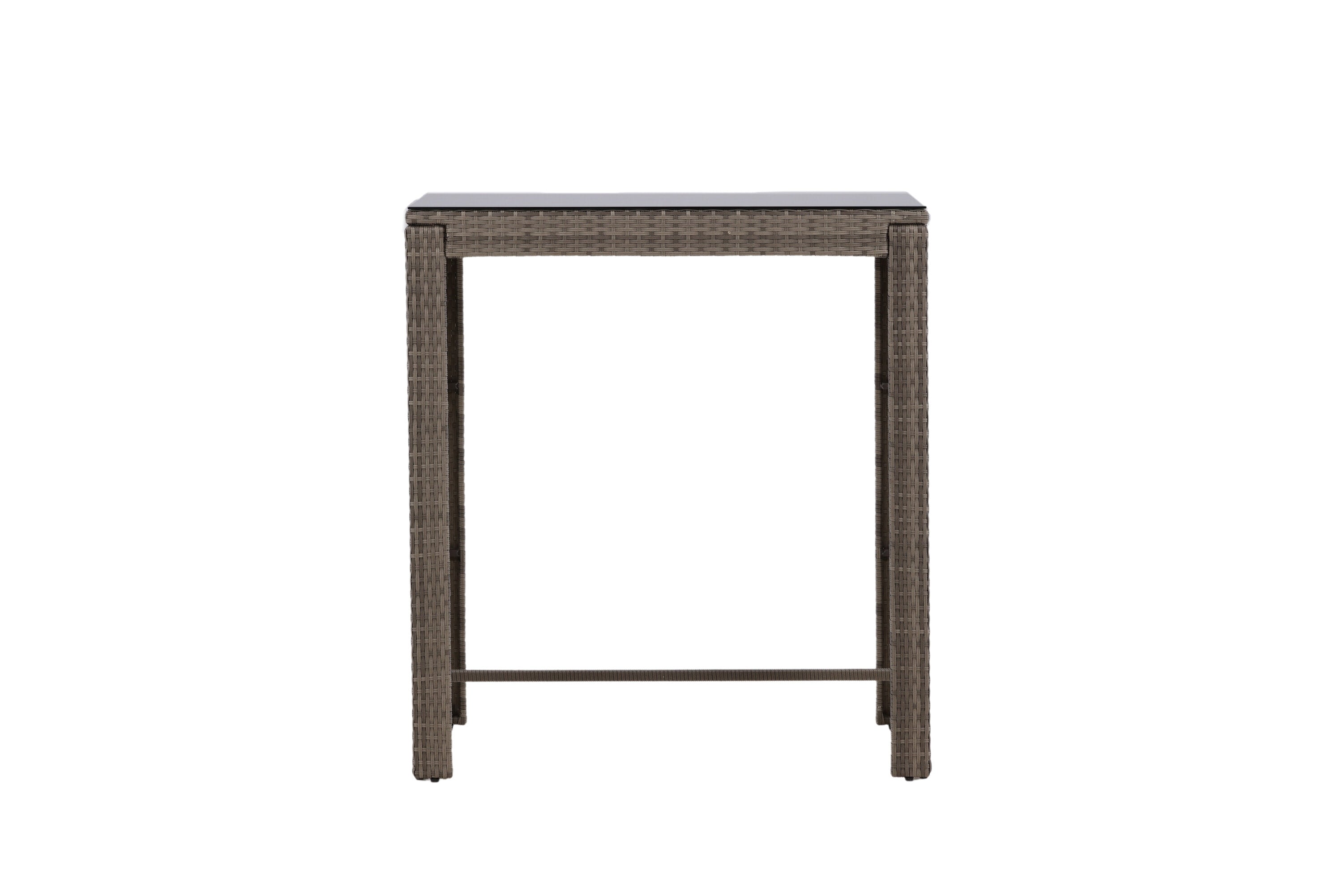Bartisch Alo 100cm aus Polyrattan - Grau-Esstische Outdoor-Venture Home-le canapé