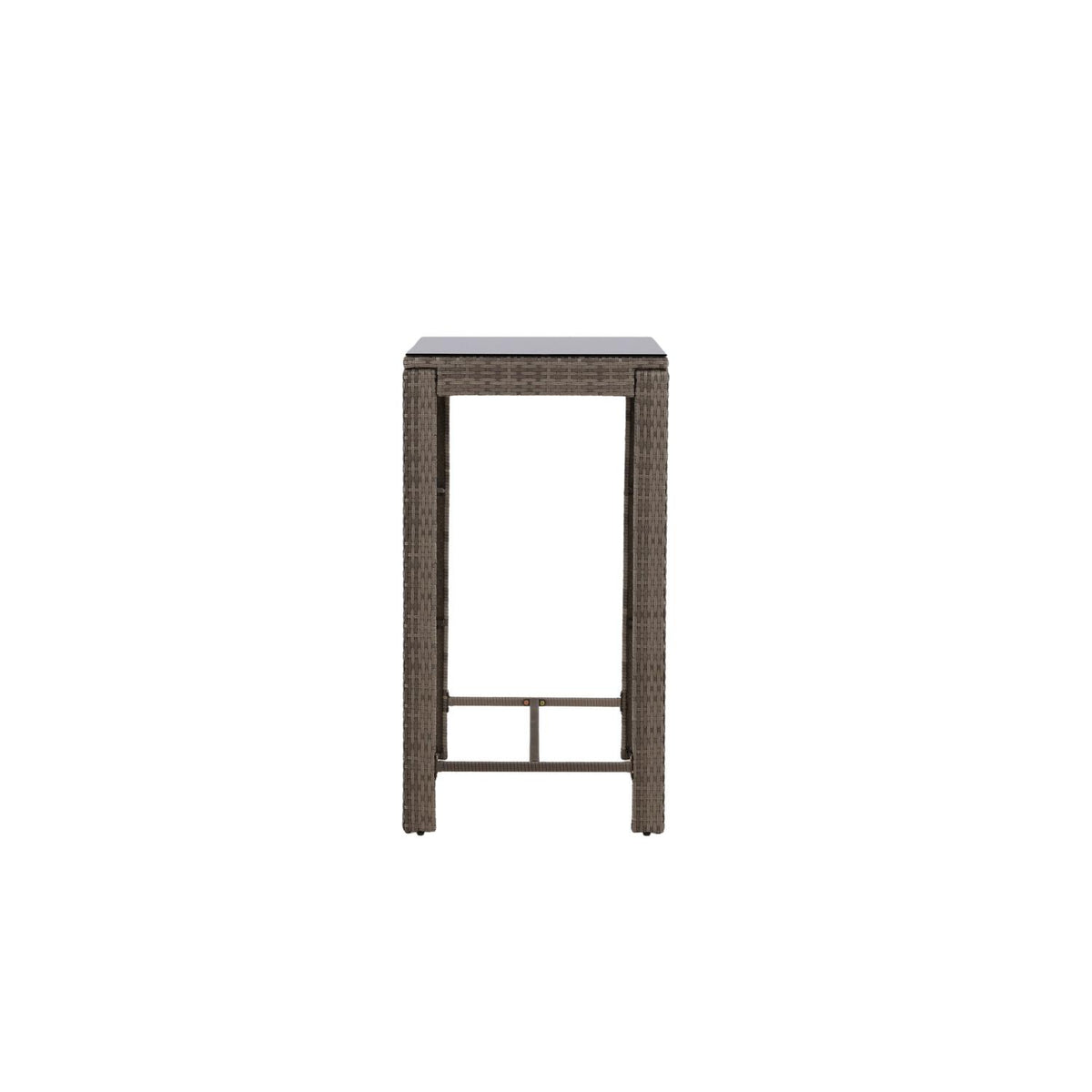 Bartisch Alo 100cm aus Polyrattan - Grau-Esstische Outdoor-Venture Home-le canapé