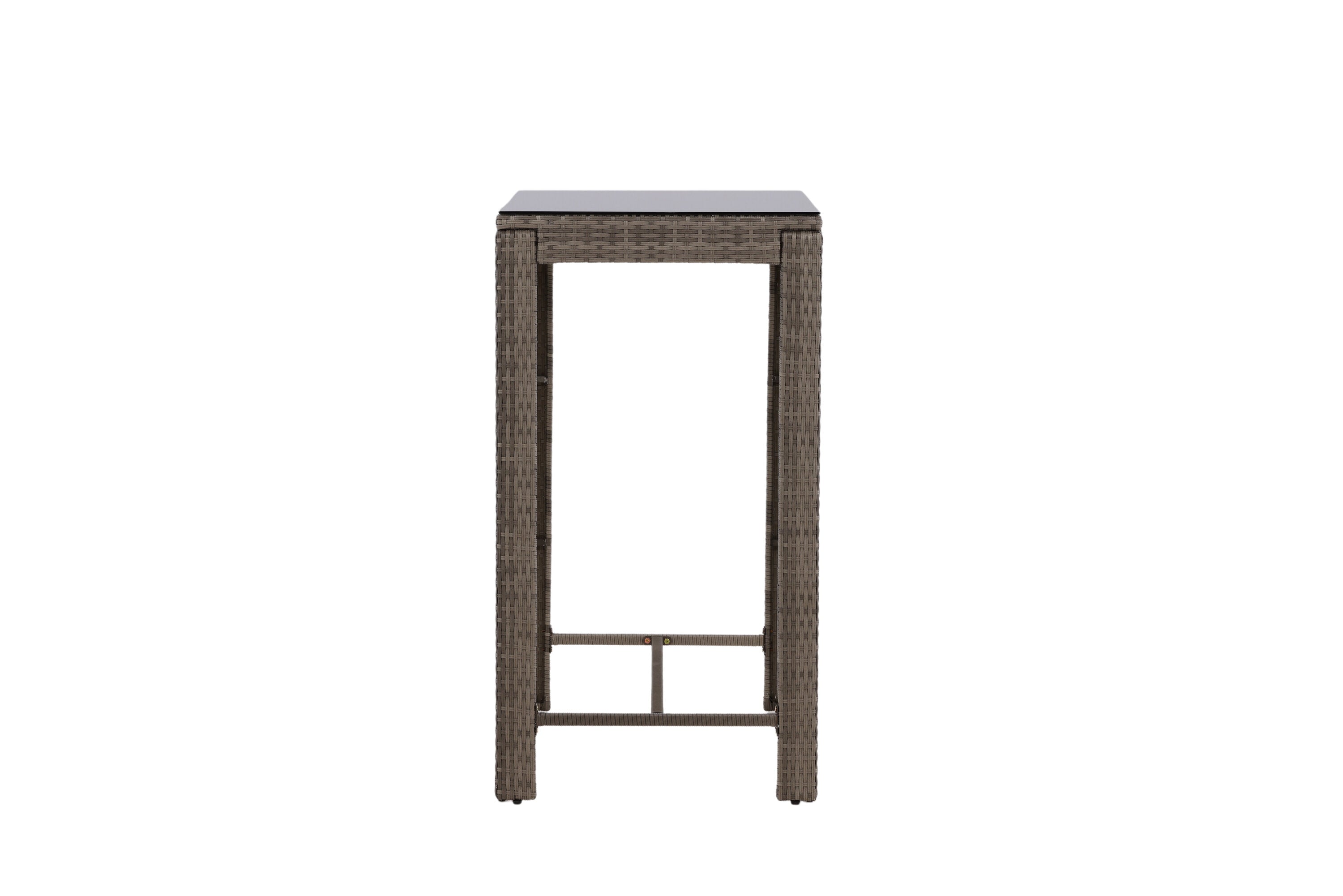 Bartisch Alo 100cm aus Polyrattan - Grau-Esstische Outdoor-Venture Home-le canapé