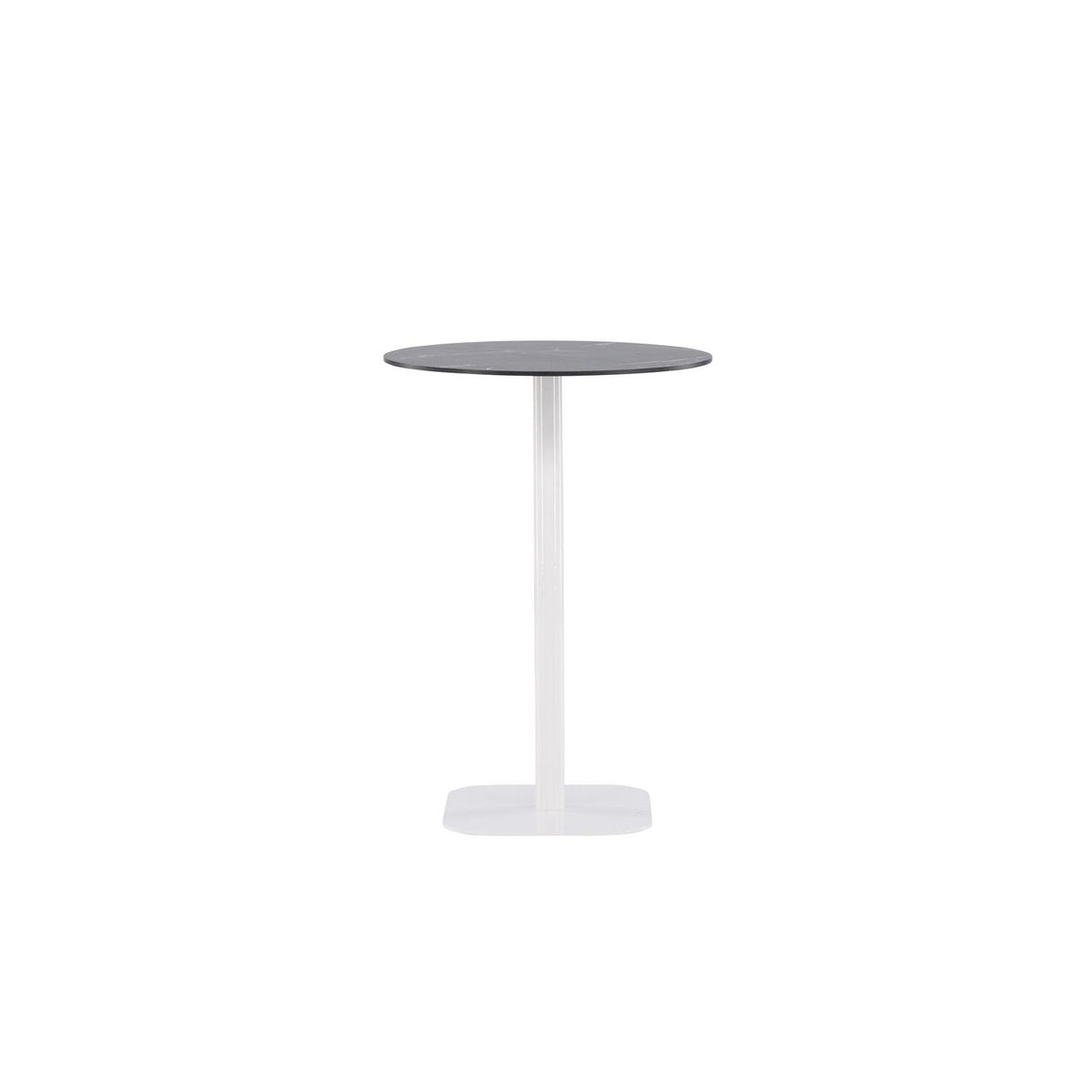 Bartisch Milano Ø70cm aus Aluminium - Weiß-Esstische Outdoor-Venture Home-le canapé