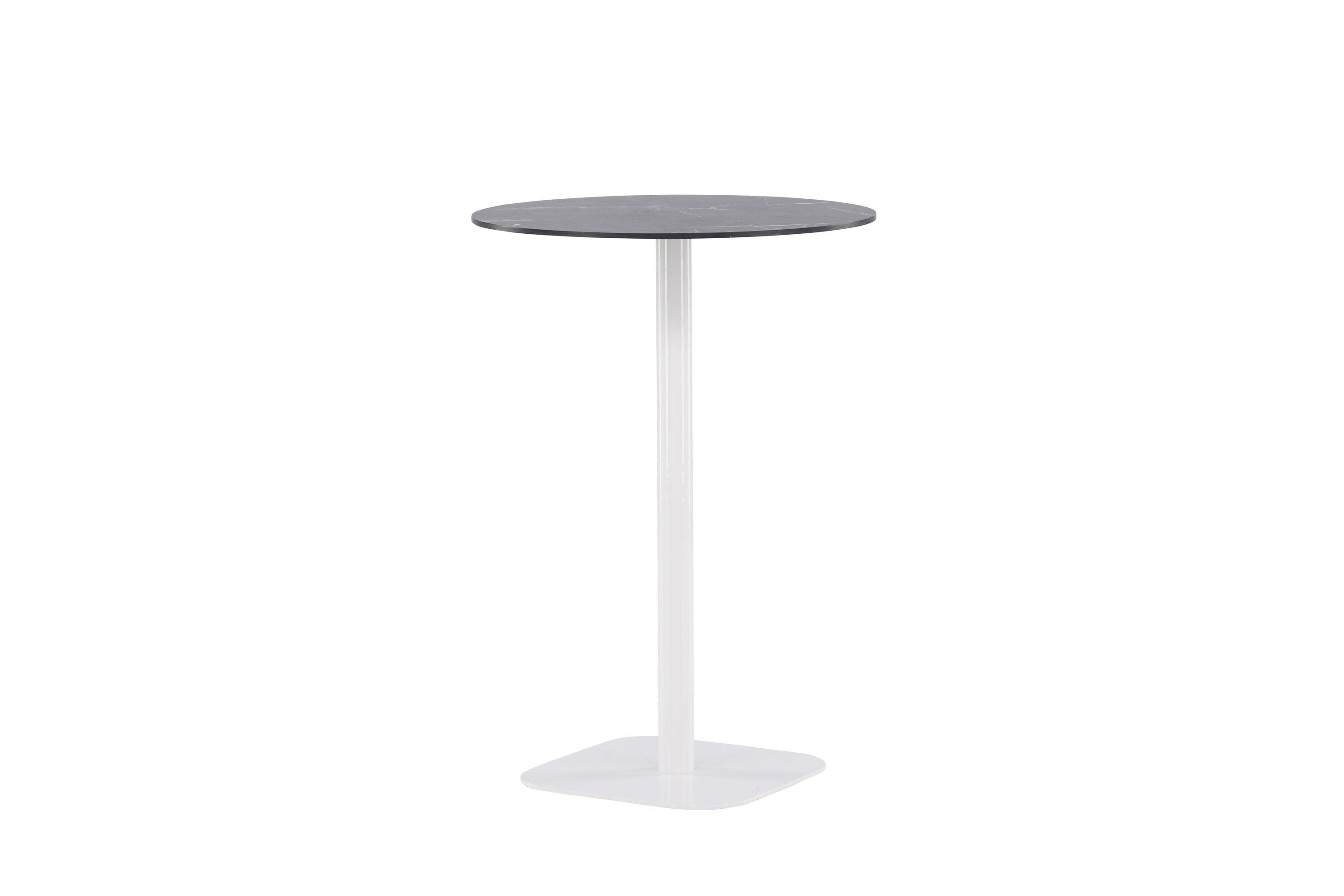 Bartisch Milano Ø70cm aus Aluminium - Weiß-Esstische Outdoor-Venture Home-le canapé