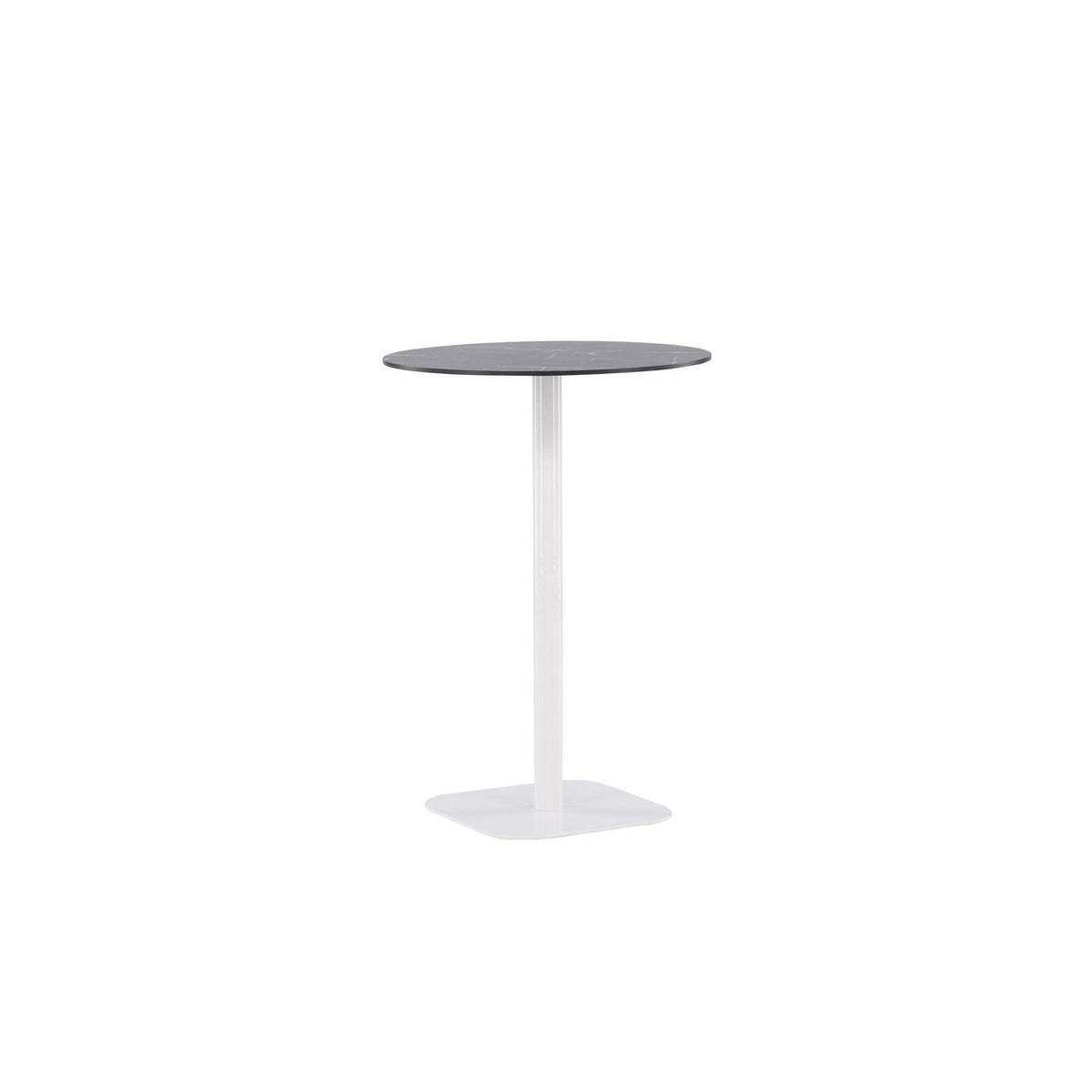 Bartisch Milano Ø70cm aus Aluminium - Weiß-Esstische Outdoor-Venture Home-le canapé