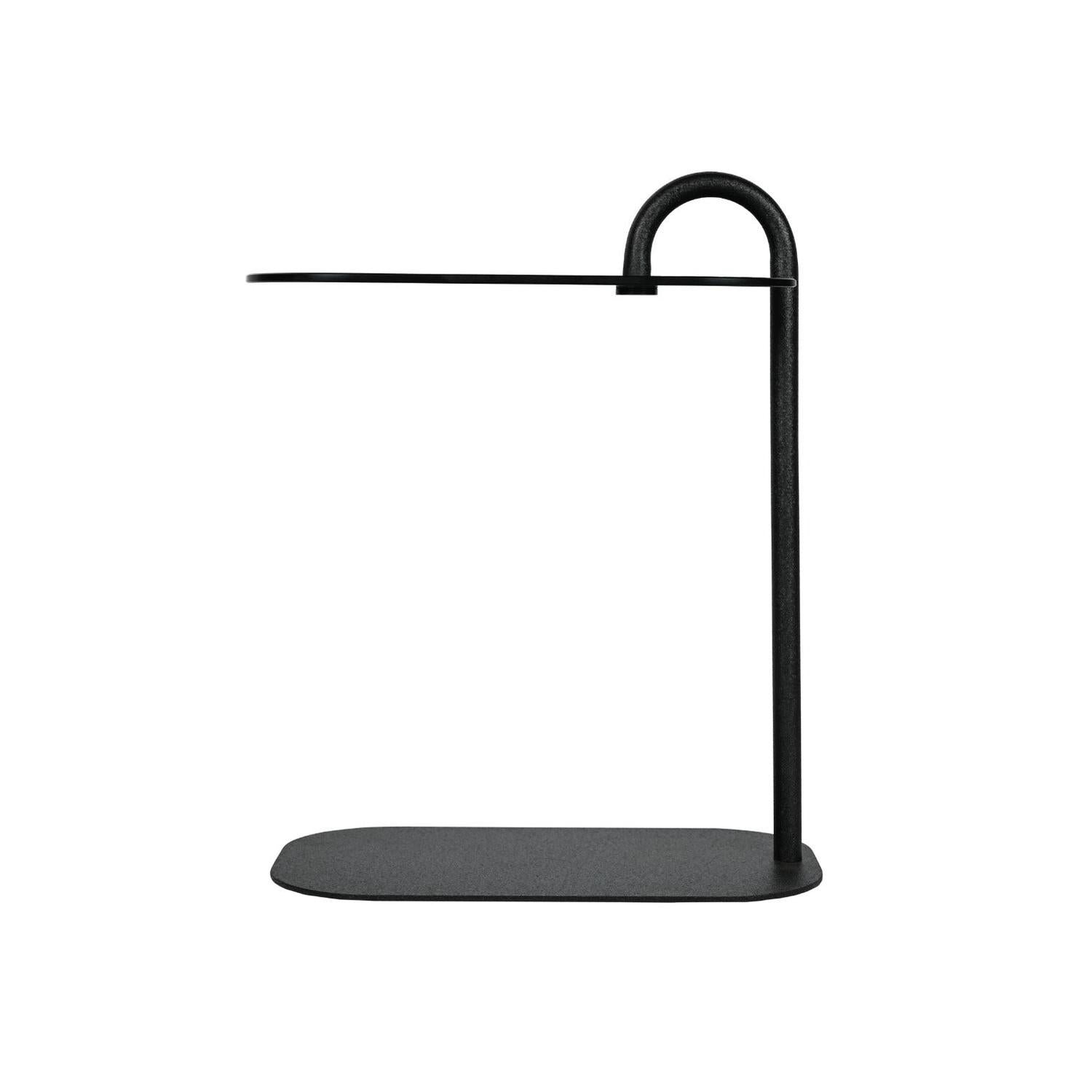 Beistelltisch Amy Oval - Schwarz-Beistelltisch-Livingfurn-le canapé