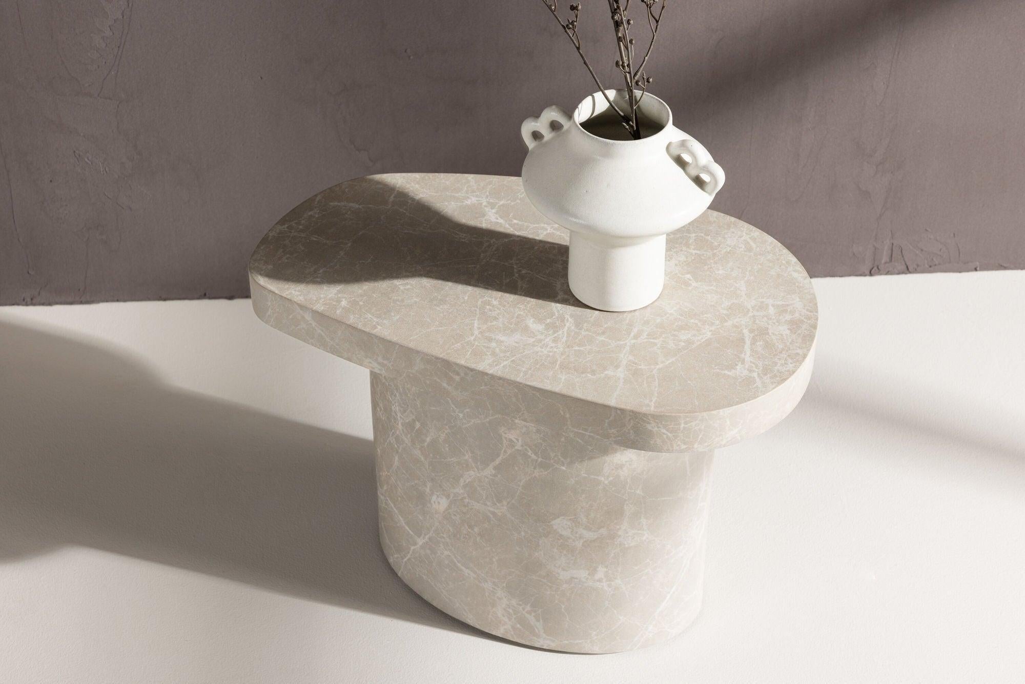 Beistelltisch Bastad 30x50cm - Betonoptik-Beistelltisch-Venture Home-le canapé