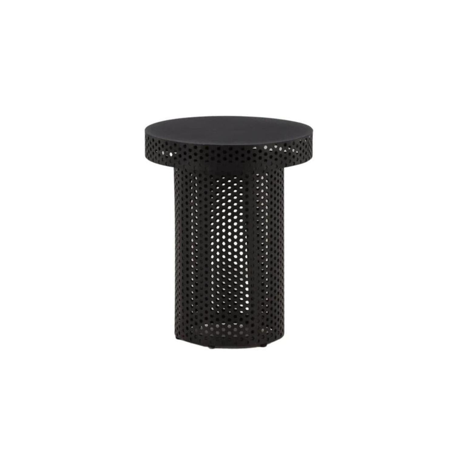 Beistelltisch Bearsden x Josefin Lustig ⌀40cm aus Metall - Schwarz-Beistelltisch-Venture Home-le canapé