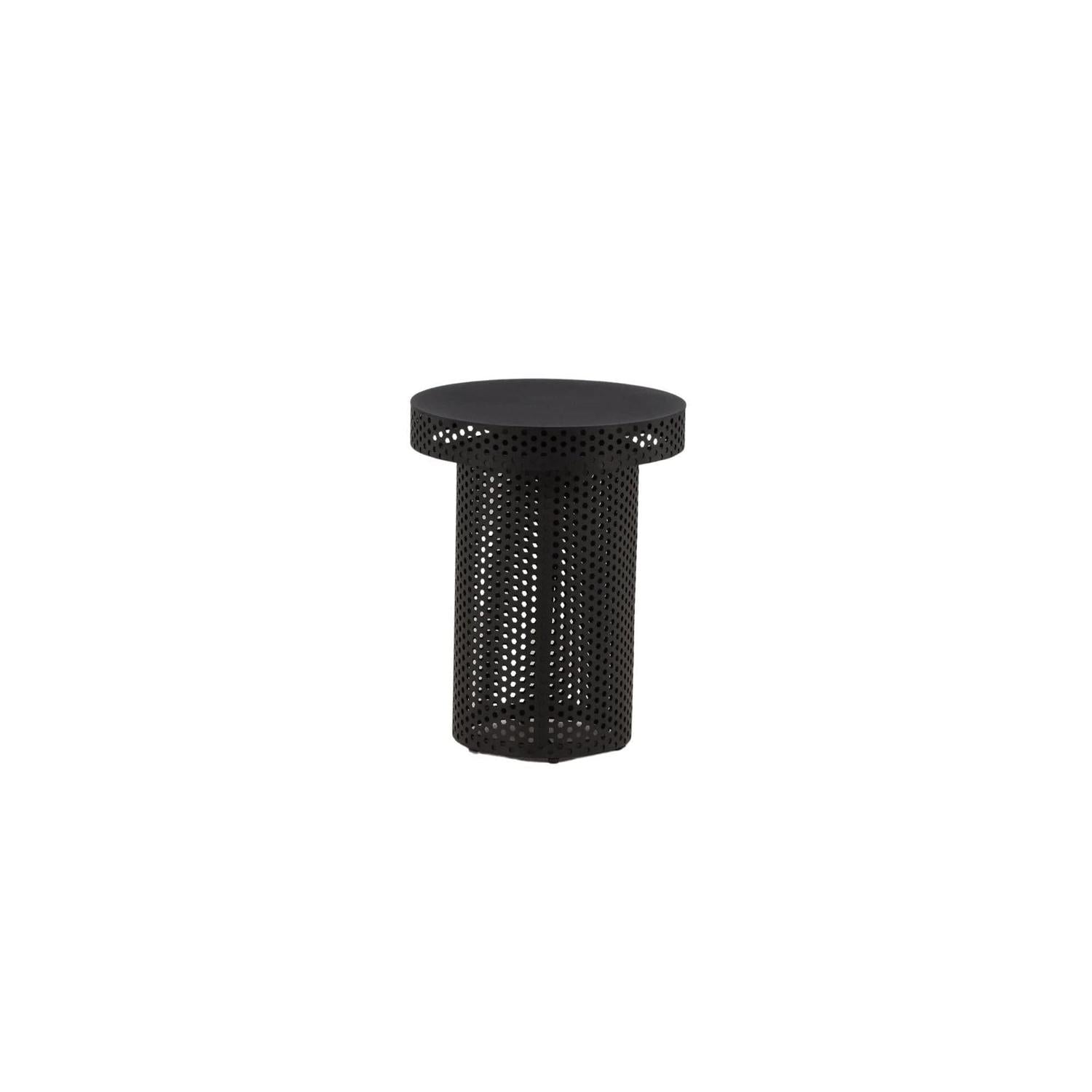 Beistelltisch Bearsden x Josefin Lustig ⌀40cm aus Metall - Schwarz-Beistelltische-Venture Home-le canapé